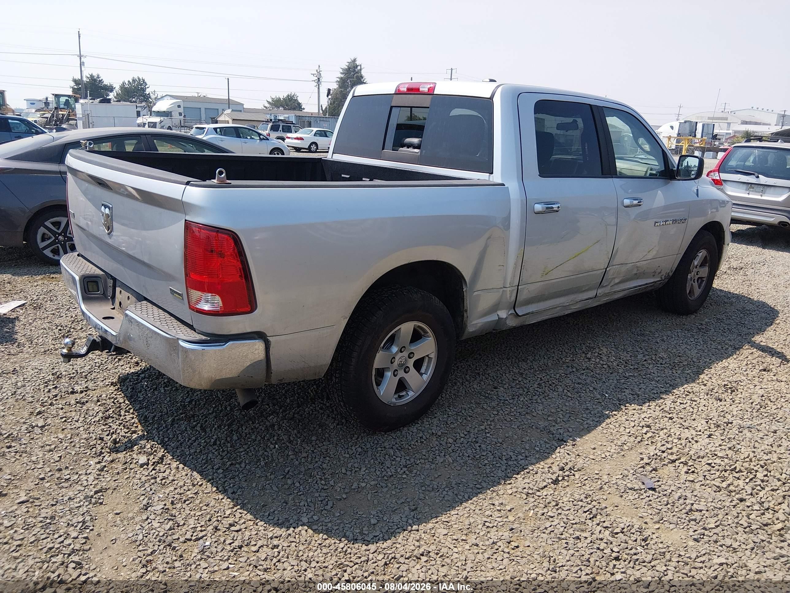 2011 Ram Ram 1500 Slt Silver vin: 1D7RB1CP3BS538107