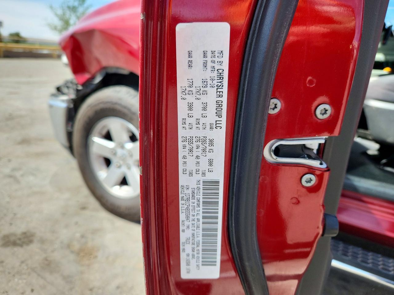 2011 Dodge Ram 1500 Красный vin: 1D7RB1CP4BS550847