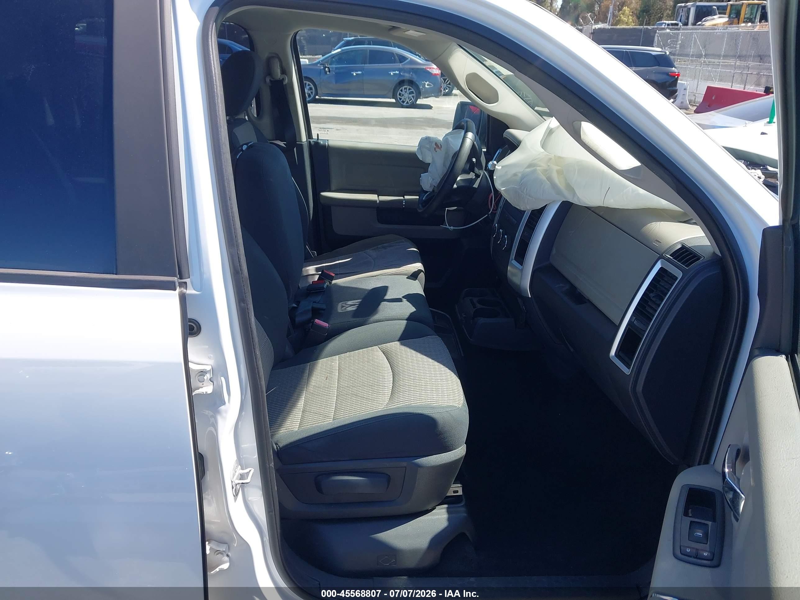 2011 Ram Ram 1500 Slt White vin: 1D7RB1CP5BS547469