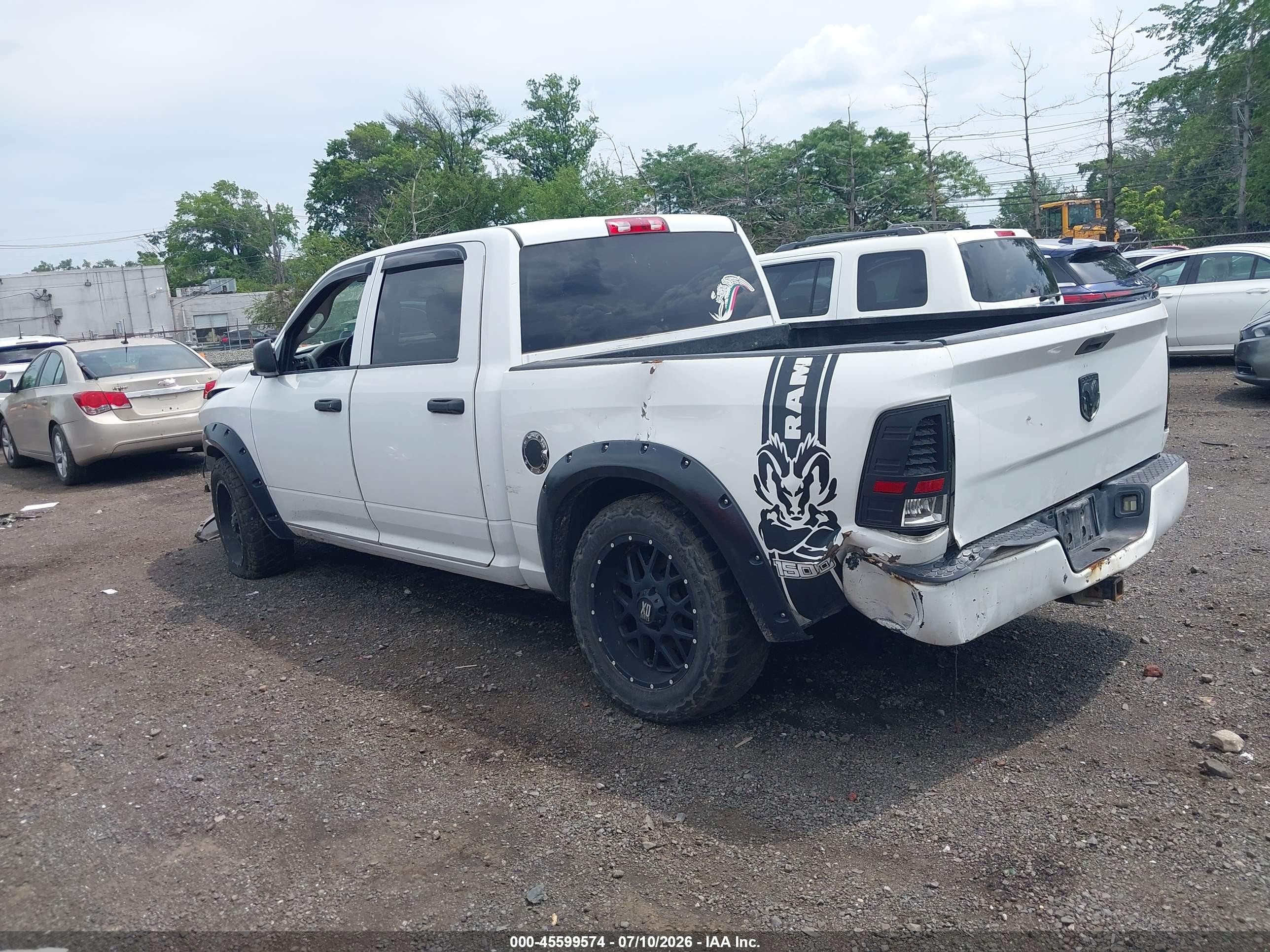 2010 Dodge Ram 1500 St White vin: 1D7RB1CP6AS156040