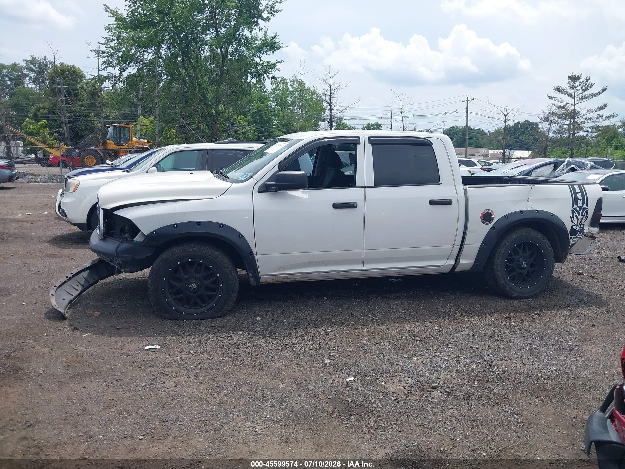 2010 Dodge Ram 1500 St White vin: 1D7RB1CP6AS156040