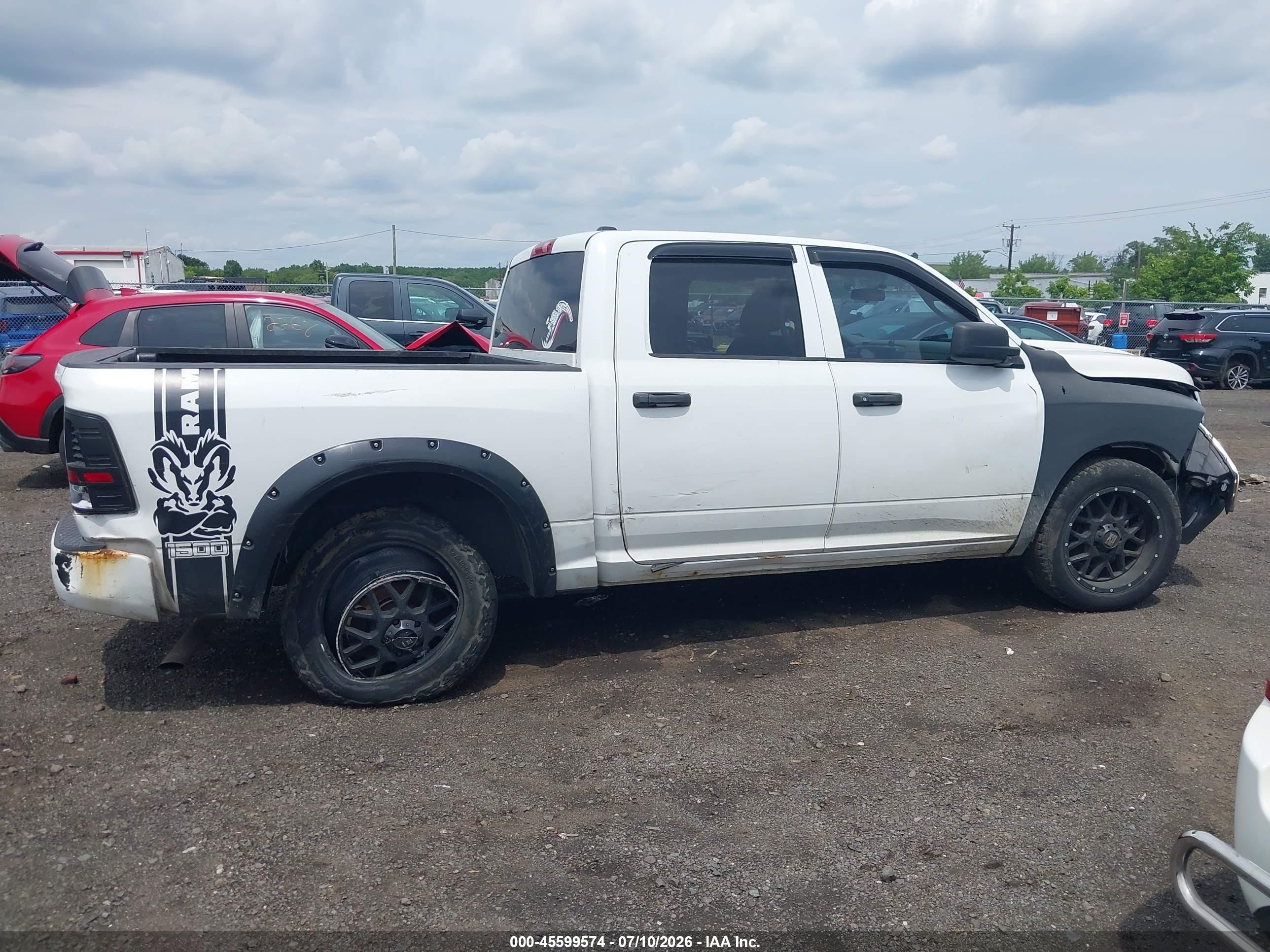 2010 Dodge Ram 1500 St White vin: 1D7RB1CP6AS156040