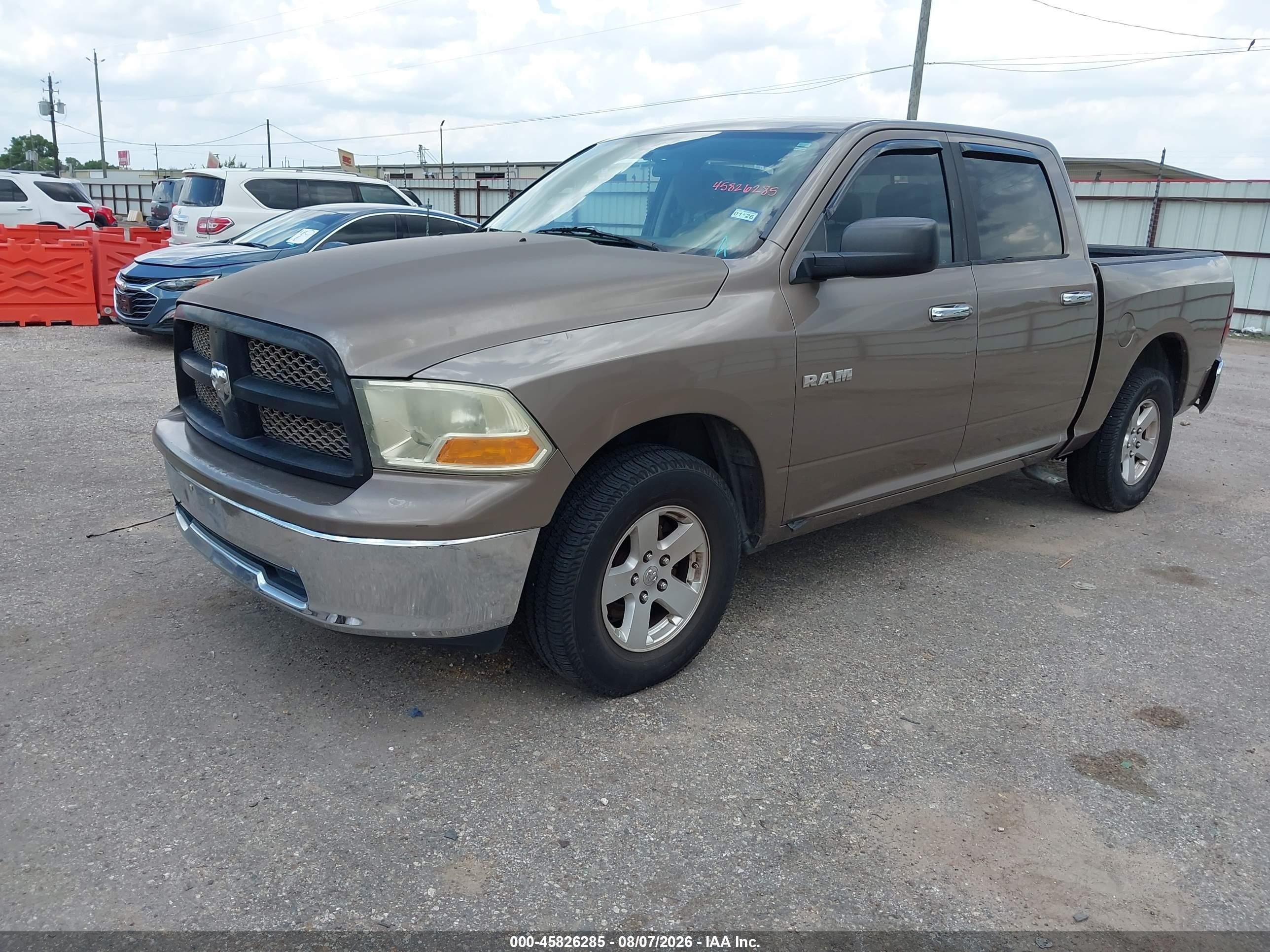 2010 Dodge Ram 1500 Slt/sport/trx Tan vin: 1D7RB1CP8AS156198