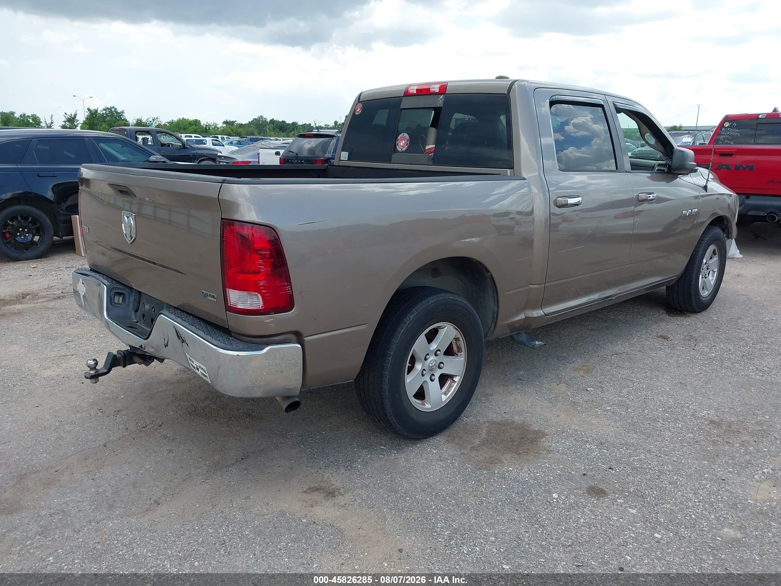 2010 Dodge Ram 1500 Slt/sport/trx Tan vin: 1D7RB1CP8AS156198