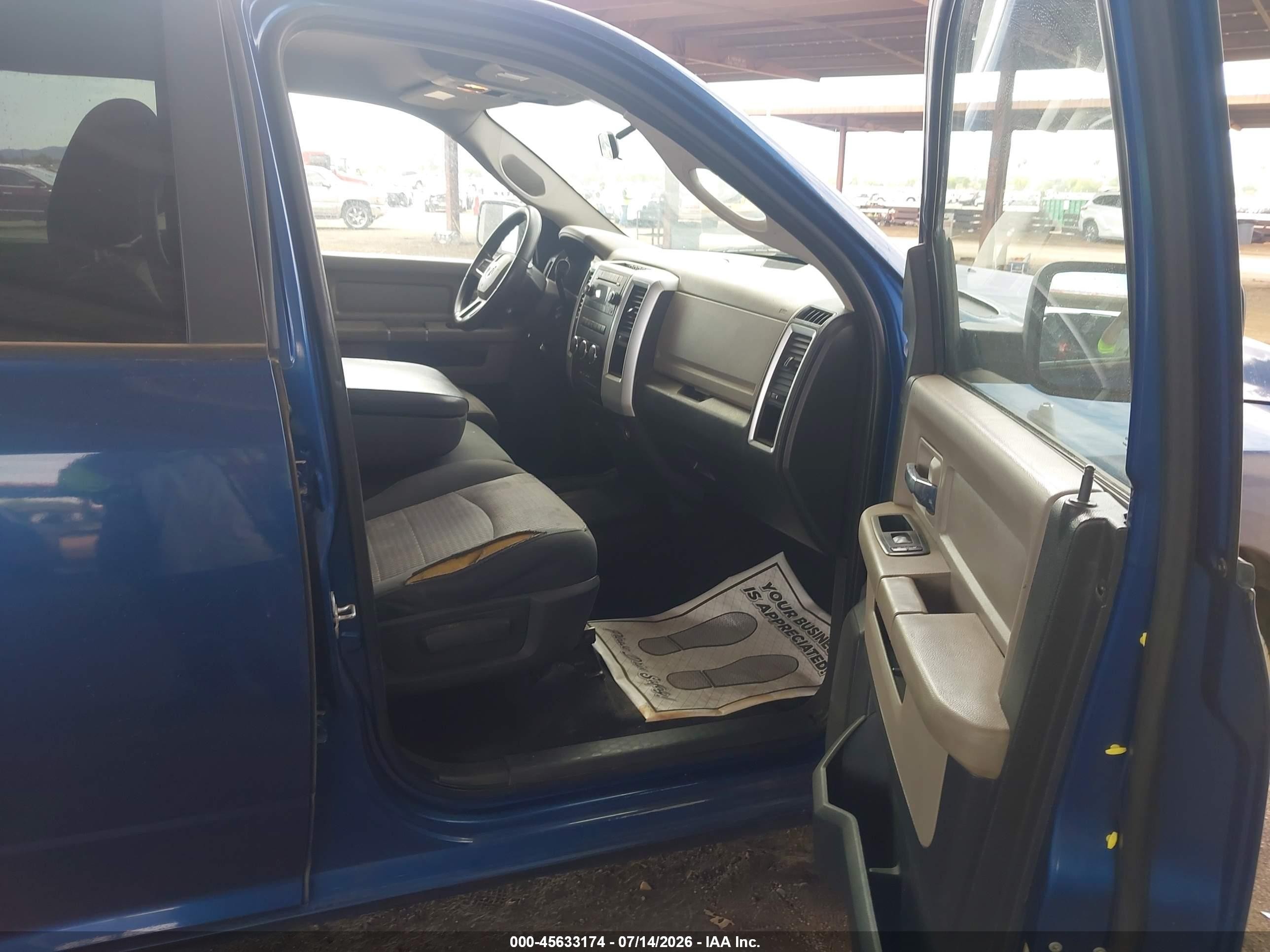 2010 Dodge Ram 1500 Slt/sport/trx Blue vin: 1D7RB1CP8AS196233