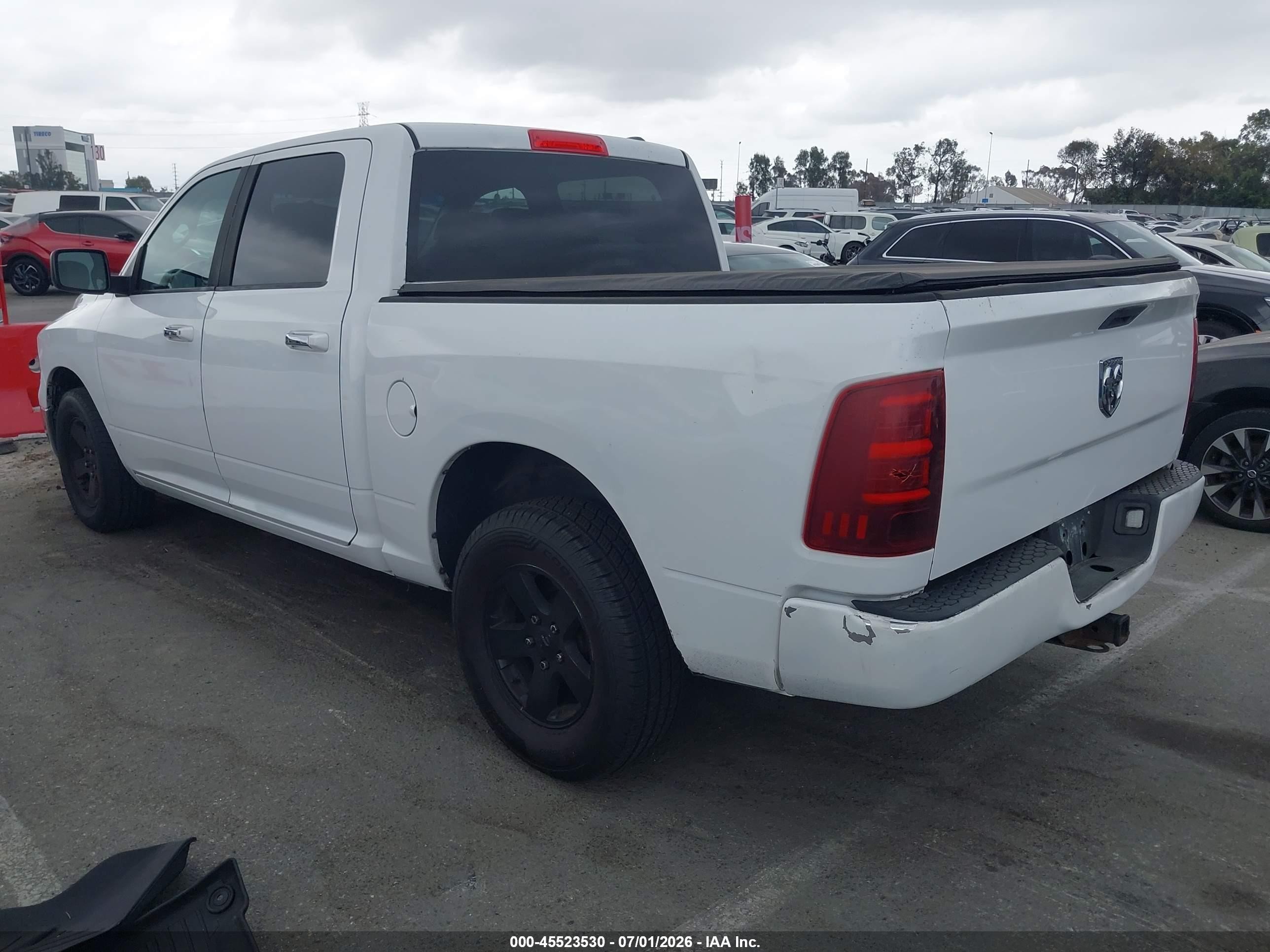2010 Dodge Ram 1500 Slt/sport/trx White vin: 1D7RB1CP9AS153455