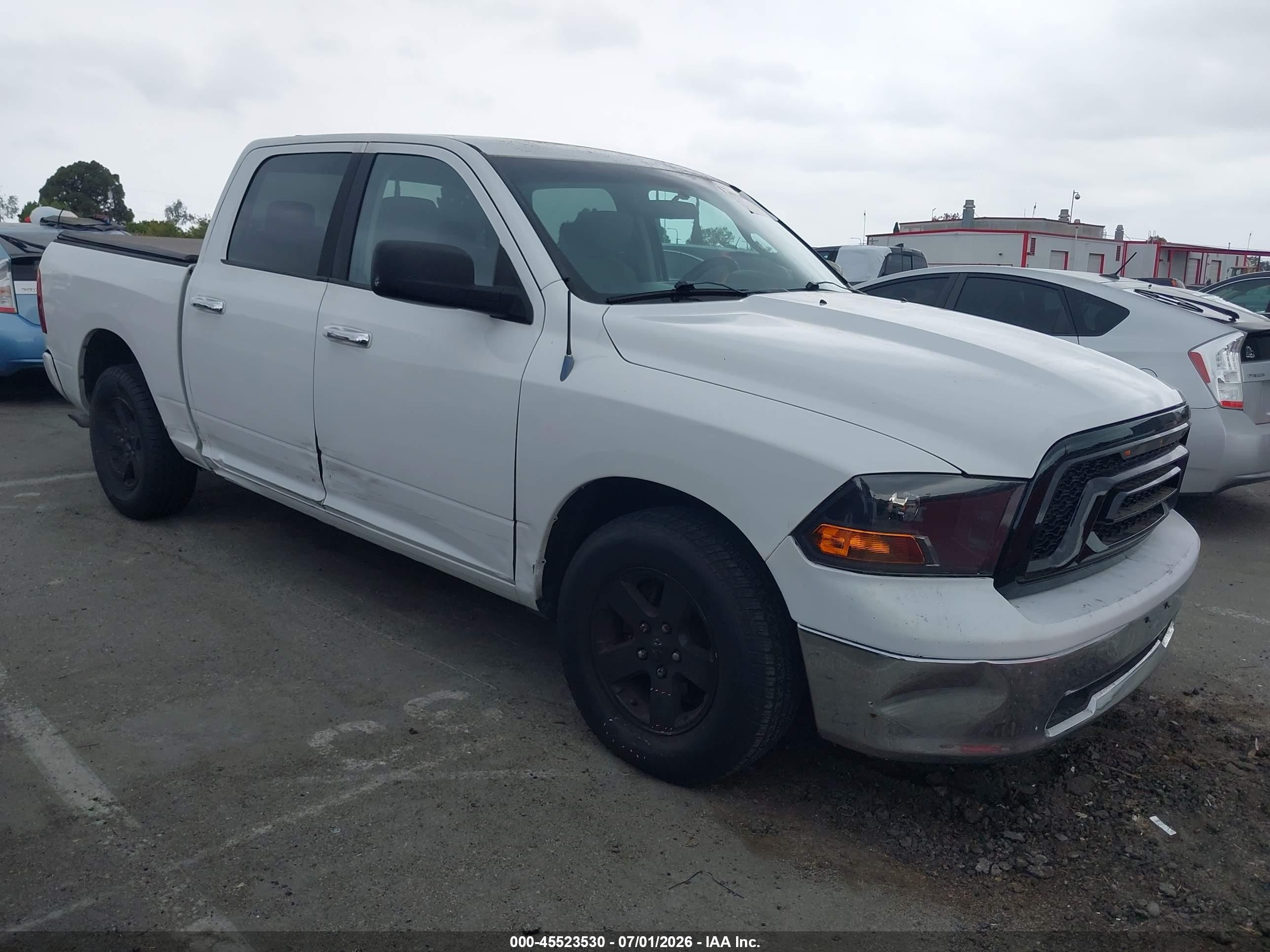 2010 Dodge Ram 1500 Slt/sport/trx White vin: 1D7RB1CP9AS153455