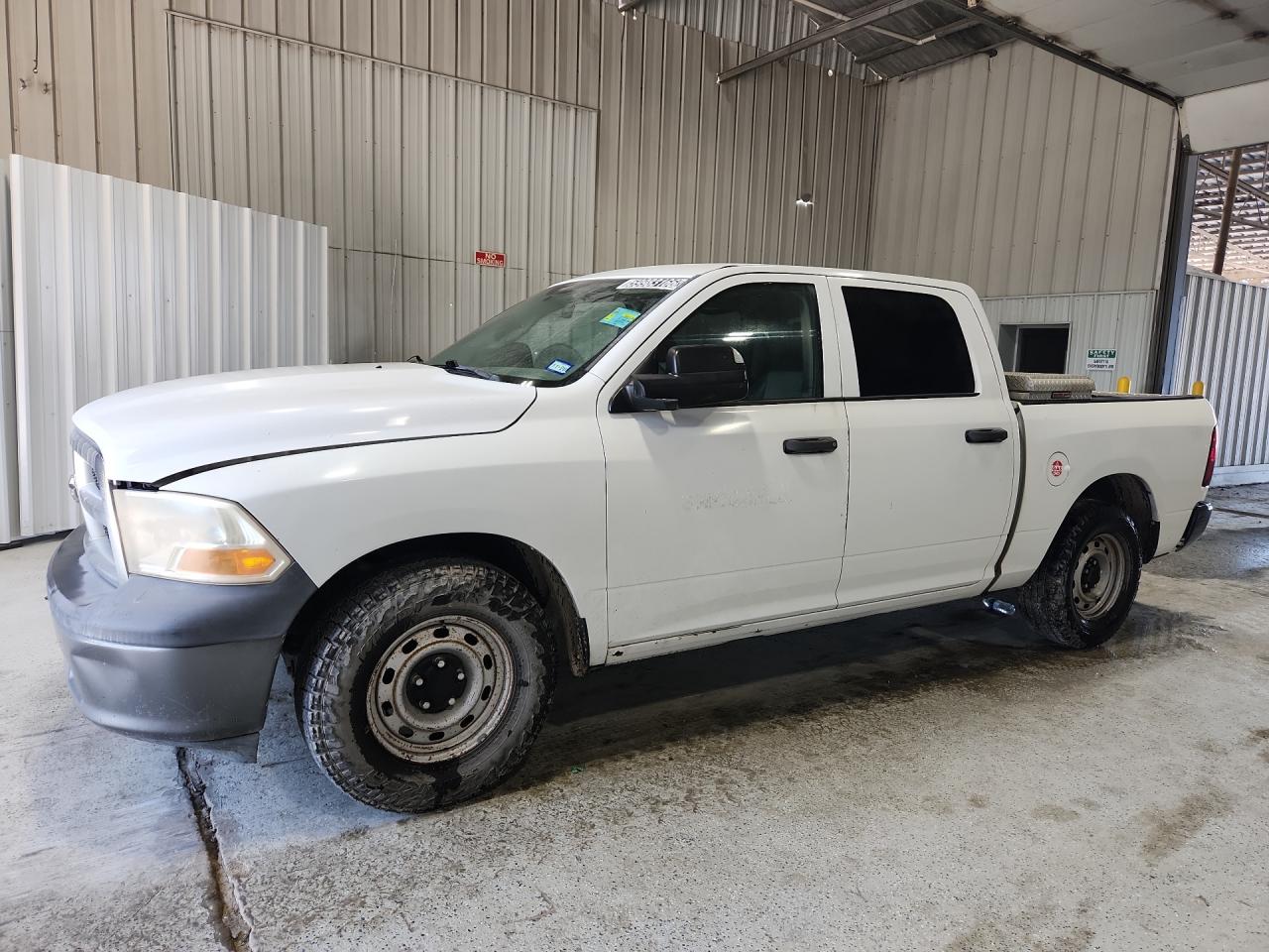 2011 Dodge Ram 1500 White vin: 1D7RB1CPXBS692703 Damage: Left Front Door, Dent(S) W/ Paint Dmg, 1/8 To 1/2 Inch