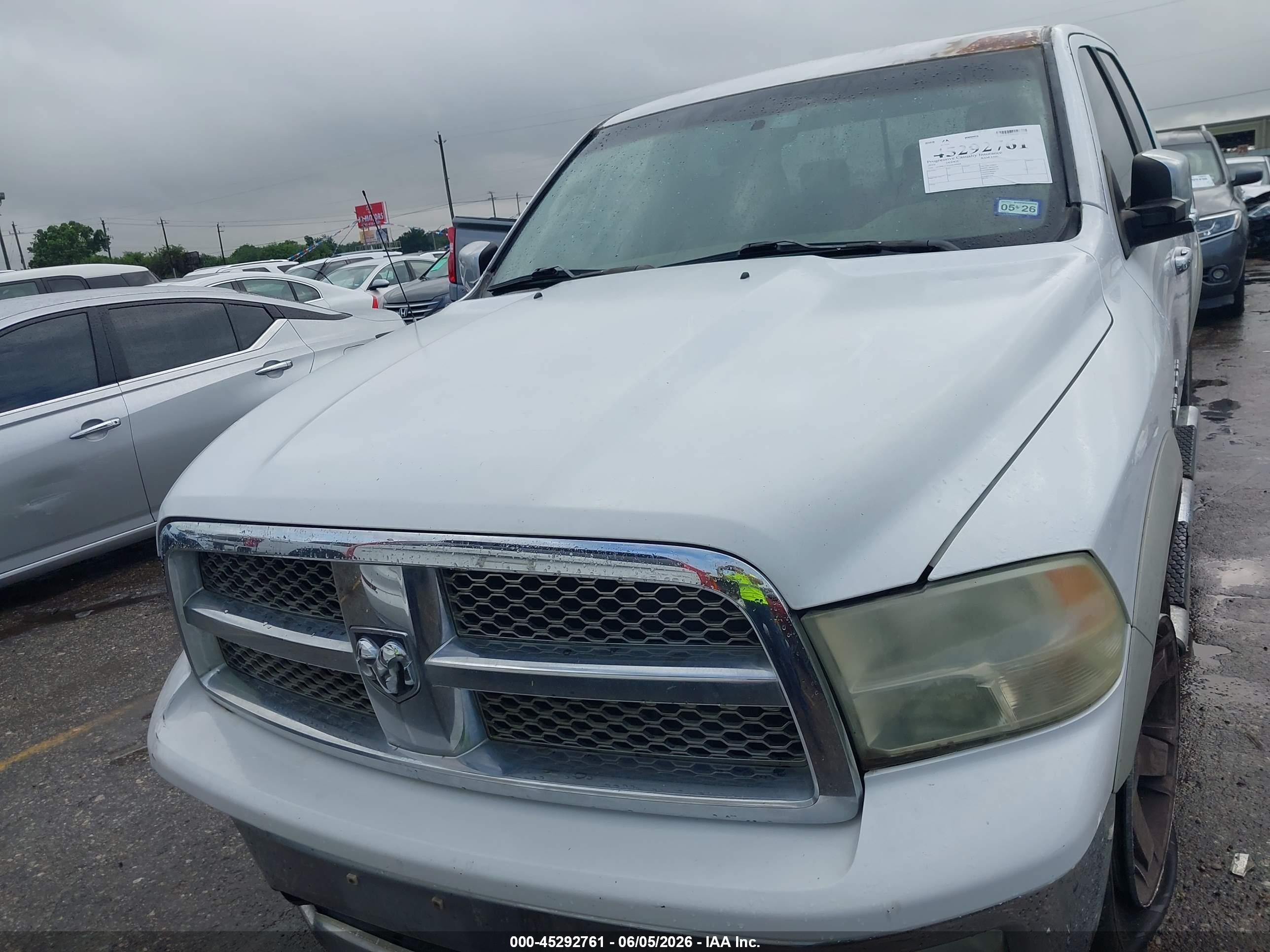 2010 Dodge Ram 1500 Laramie Белый vin: 1D7RB1CT0AS109468