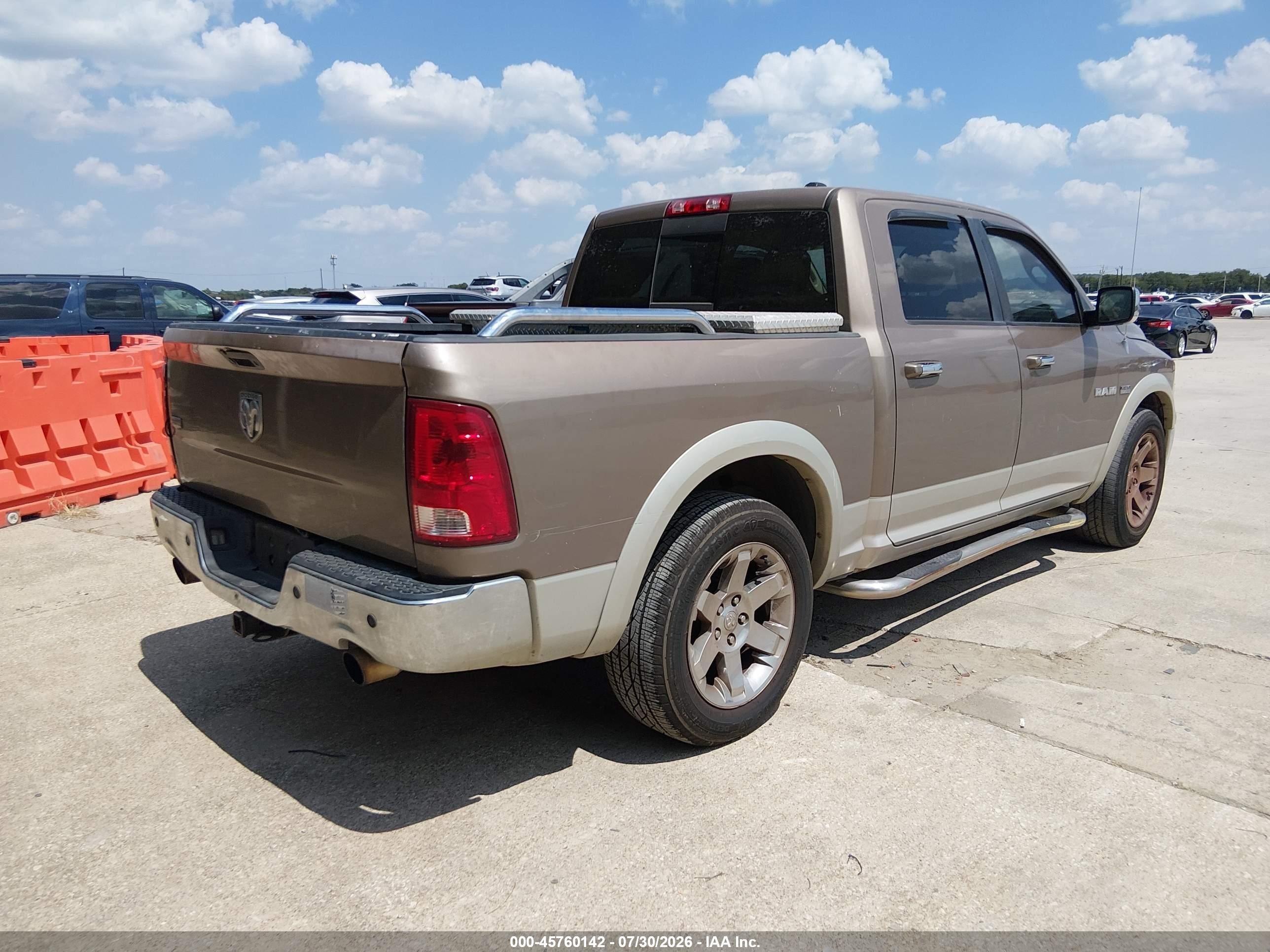 2010 Dodge Ram 1500 Laramie Gold vin: 1D7RB1CT0AS235796