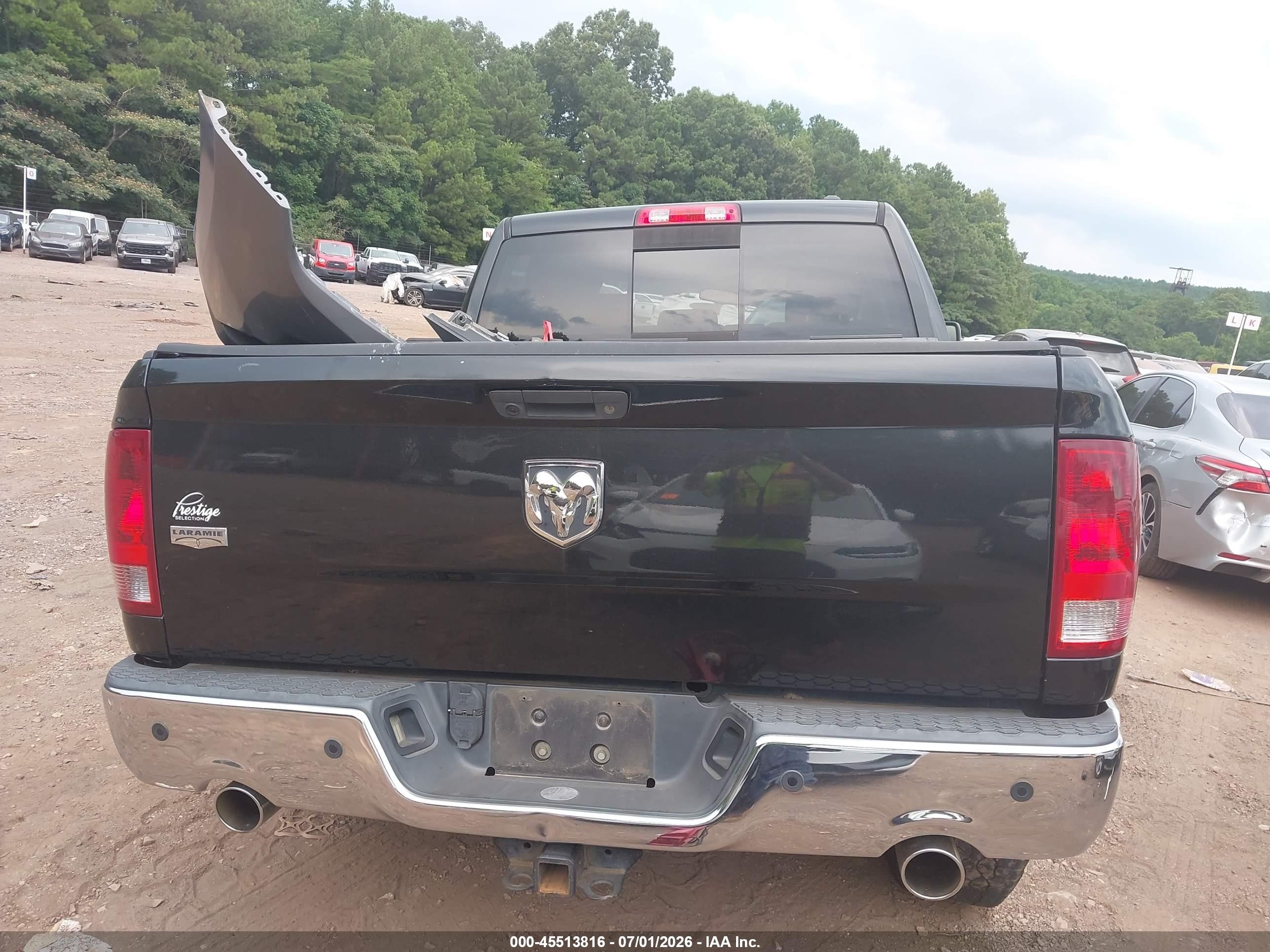 2011 Ram Ram 1500 Laramie Black vin: 1D7RB1CT1BS550768