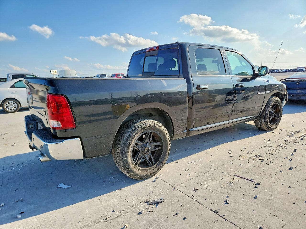 2010 Dodge Ram 1500 Black vin: 1D7RB1CT2AS203805