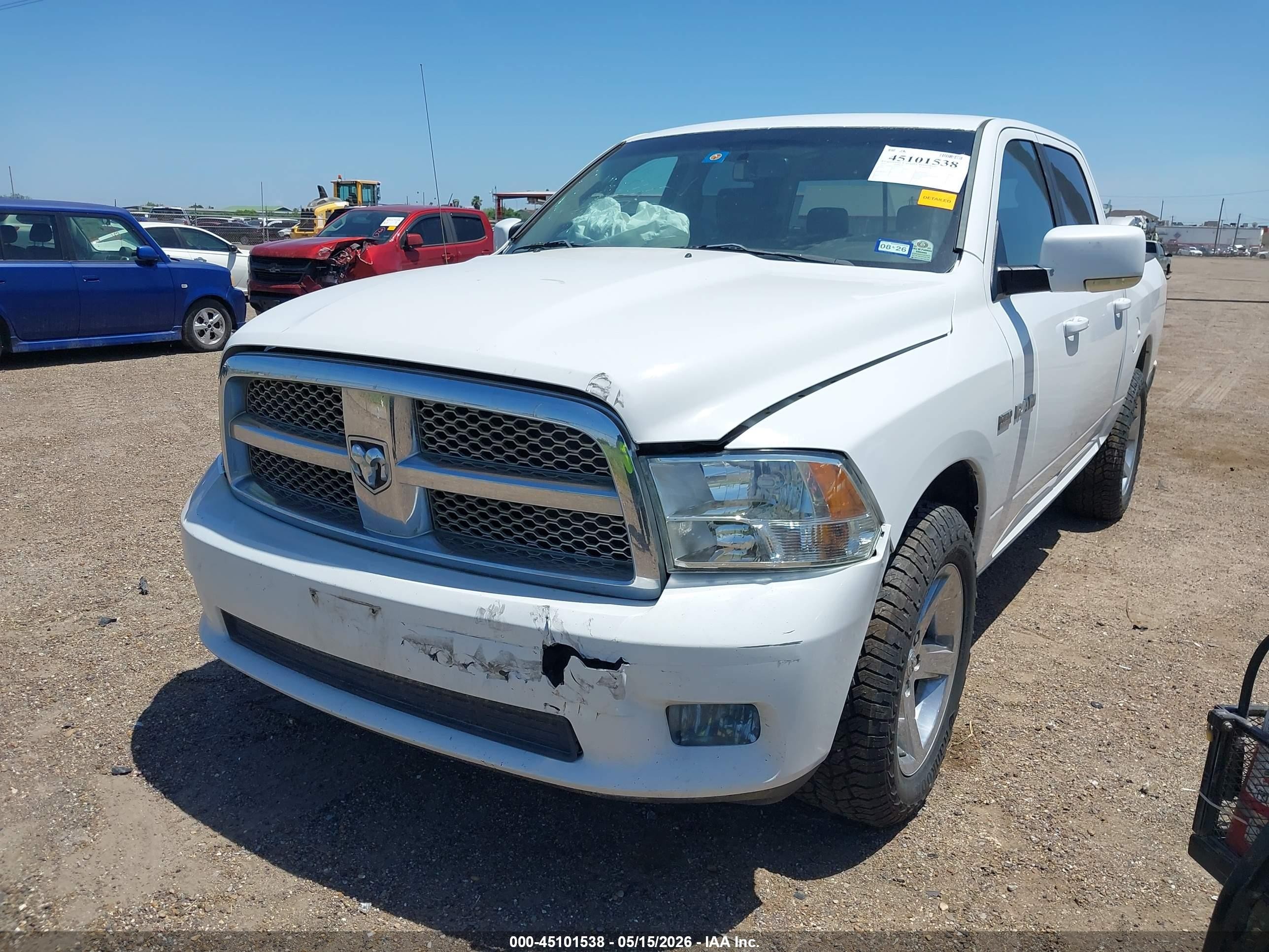 2010 Dodge Ram 1500 Slt/sport/trx White vin: 1D7RB1CT3AS176436