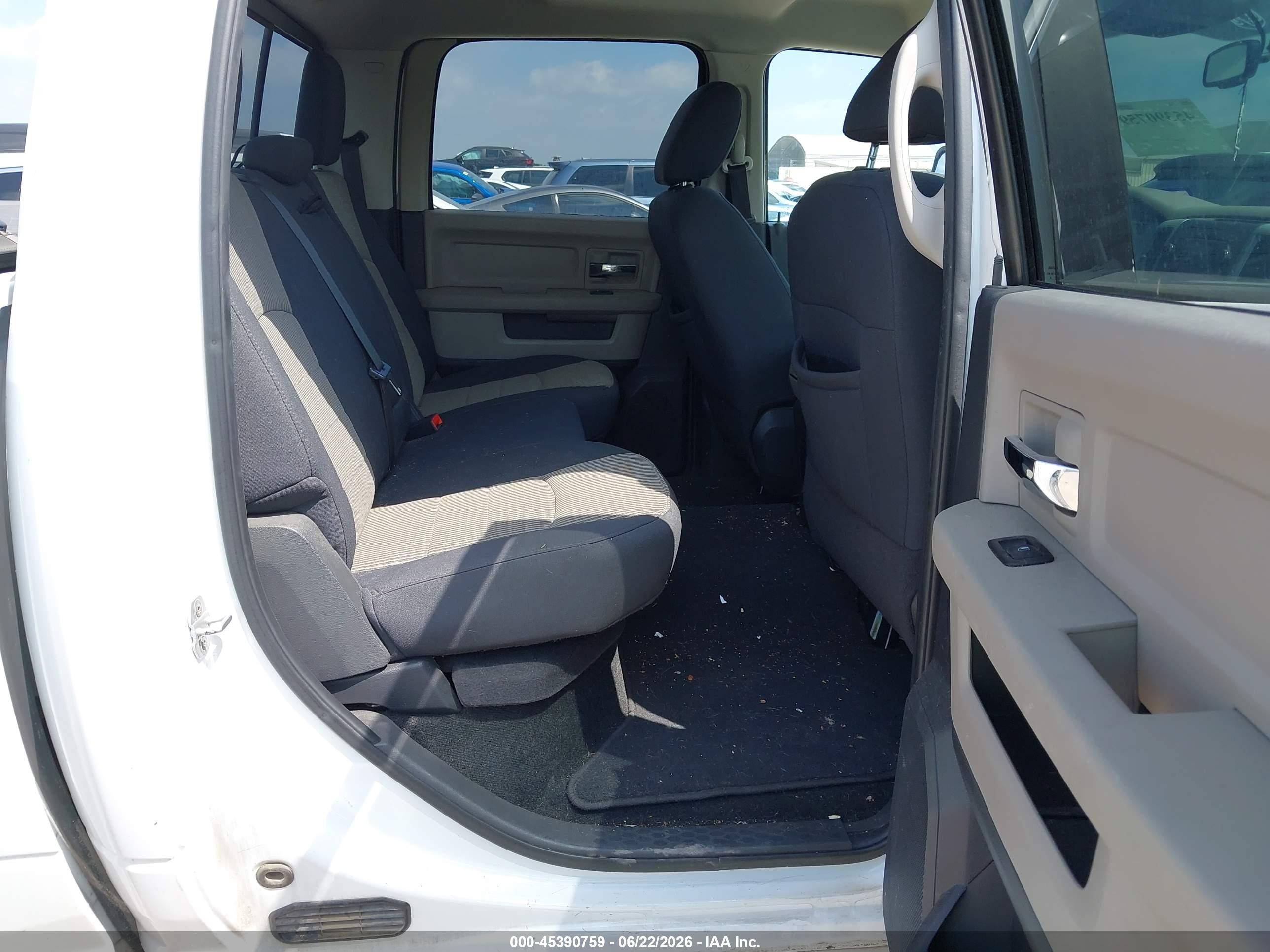 2011 Ram Ram 1500 Slt White vin: 1D7RB1CT4BS599382