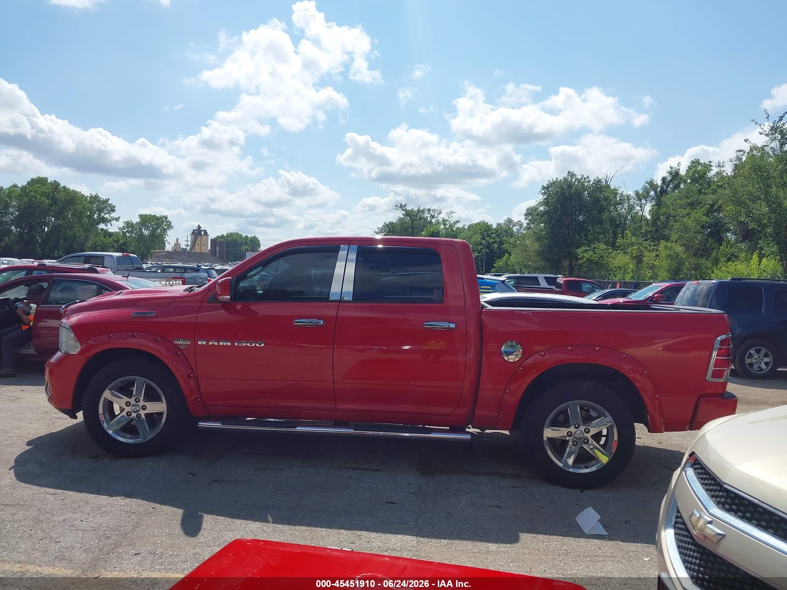 2011 Ram Ram 1500 Sport Красный vin: 1D7RB1CT4BS614866