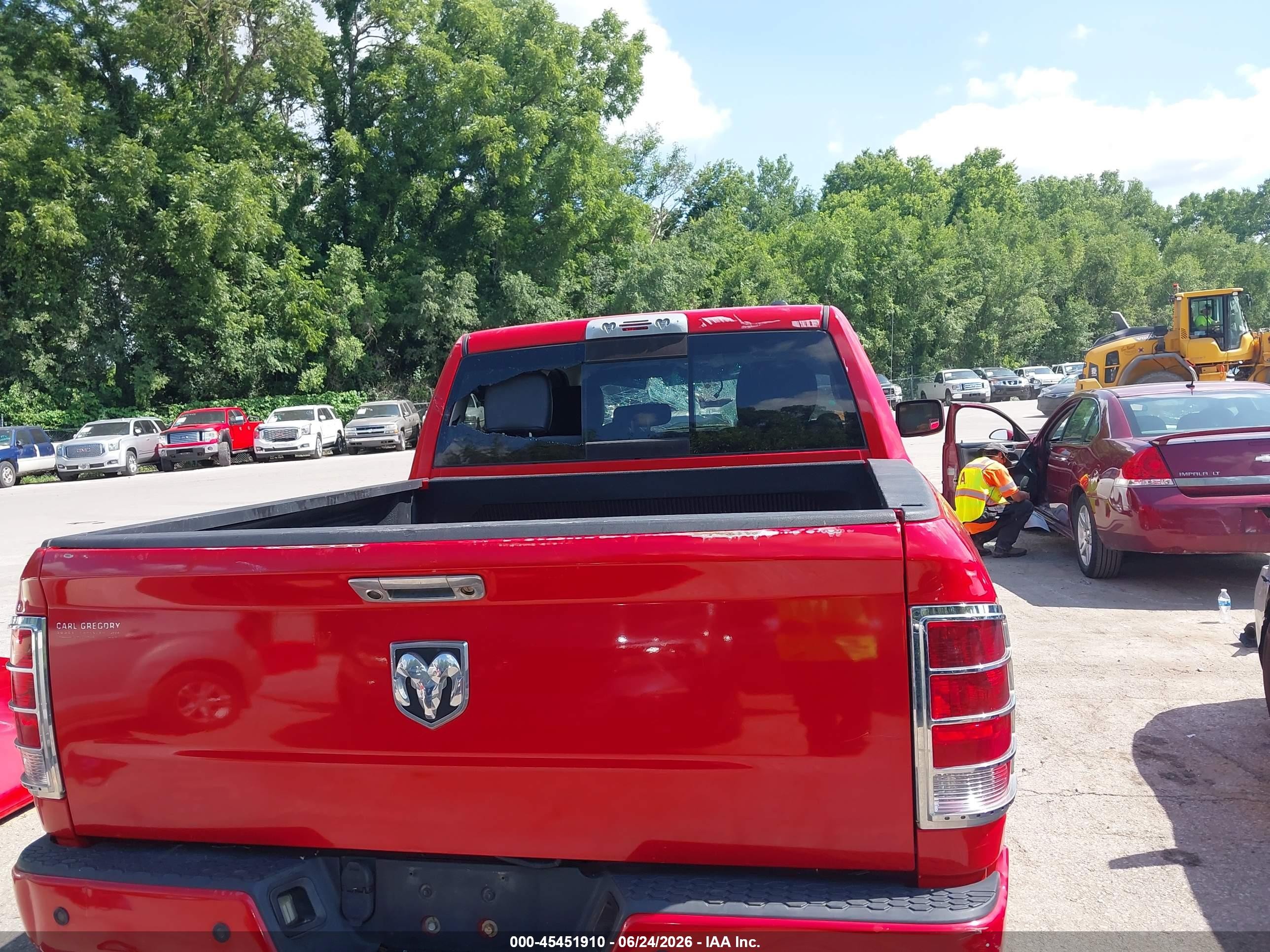2011 Ram Ram 1500 Sport Красный vin: 1D7RB1CT4BS614866