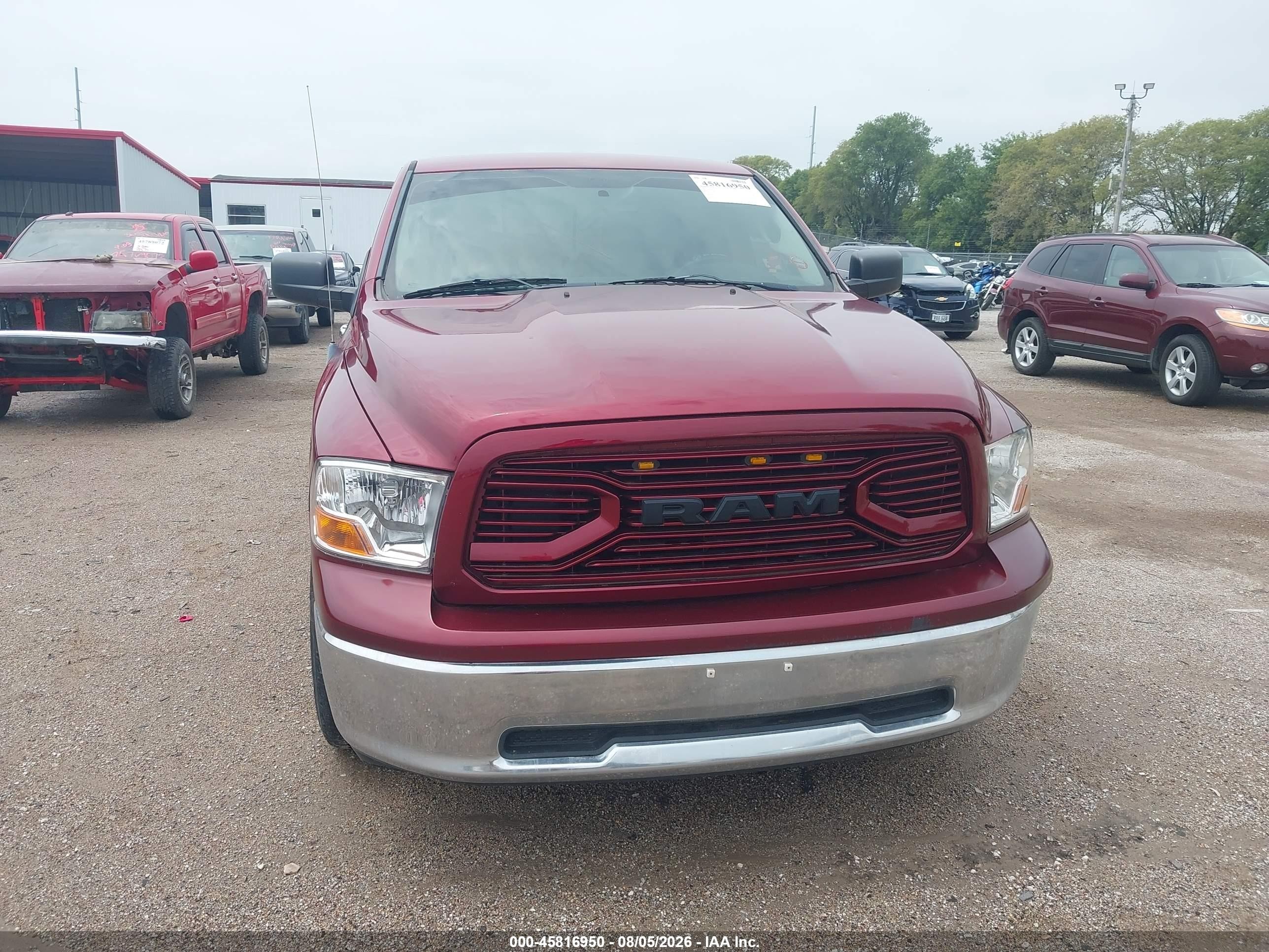 2011 Ram Ram 1500 Slt Красный vin: 1D7RB1CT4BS615337