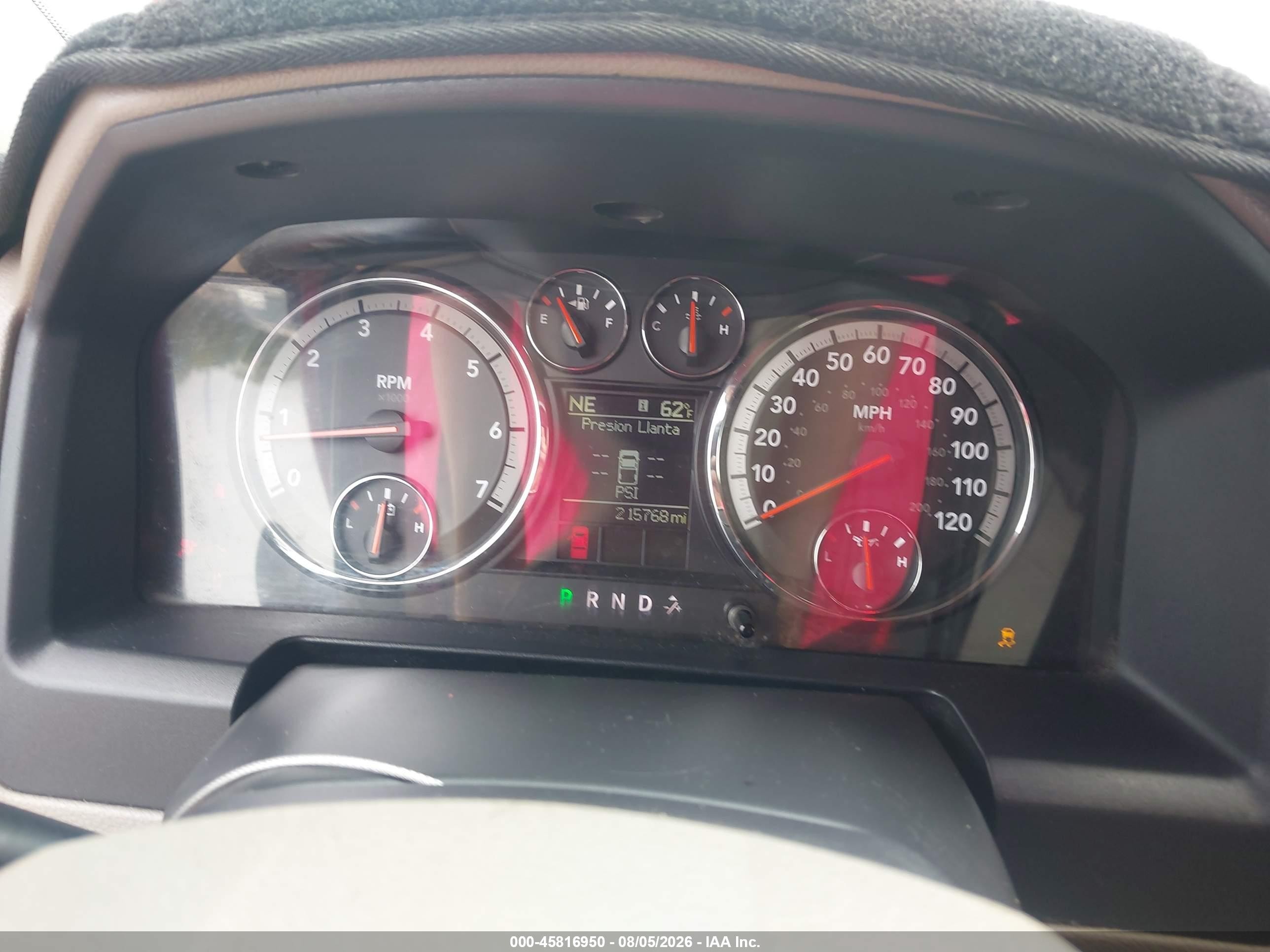 2011 Ram Ram 1500 Slt Красный vin: 1D7RB1CT4BS615337