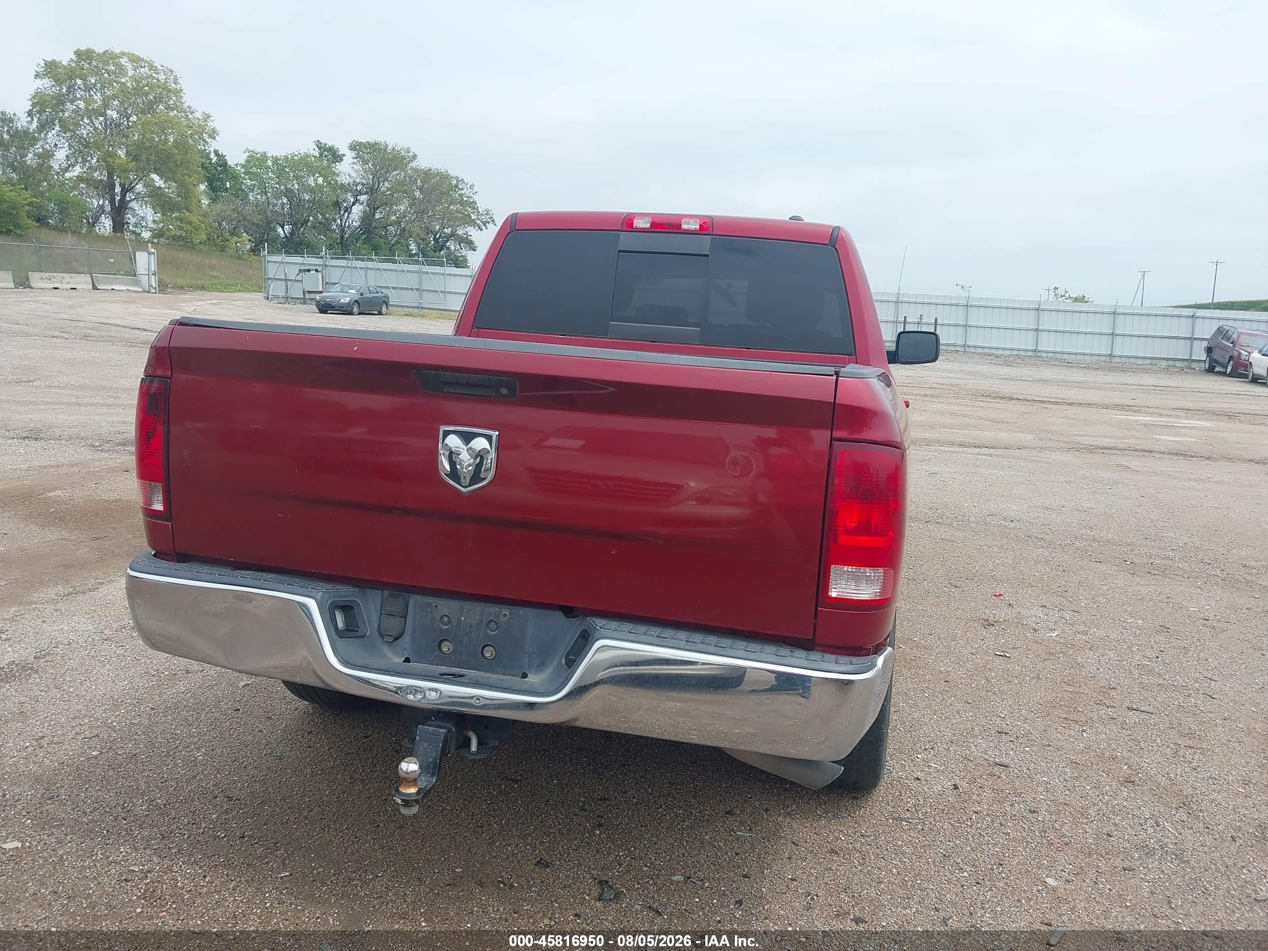 2011 Ram Ram 1500 Slt Красный vin: 1D7RB1CT4BS615337