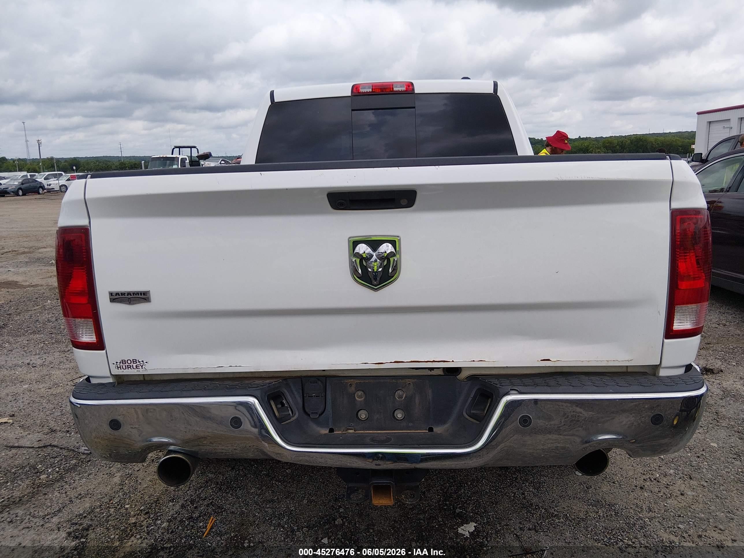 2011 Ram Ram 1500 Laramie White vin: 1D7RB1CT4BS628265