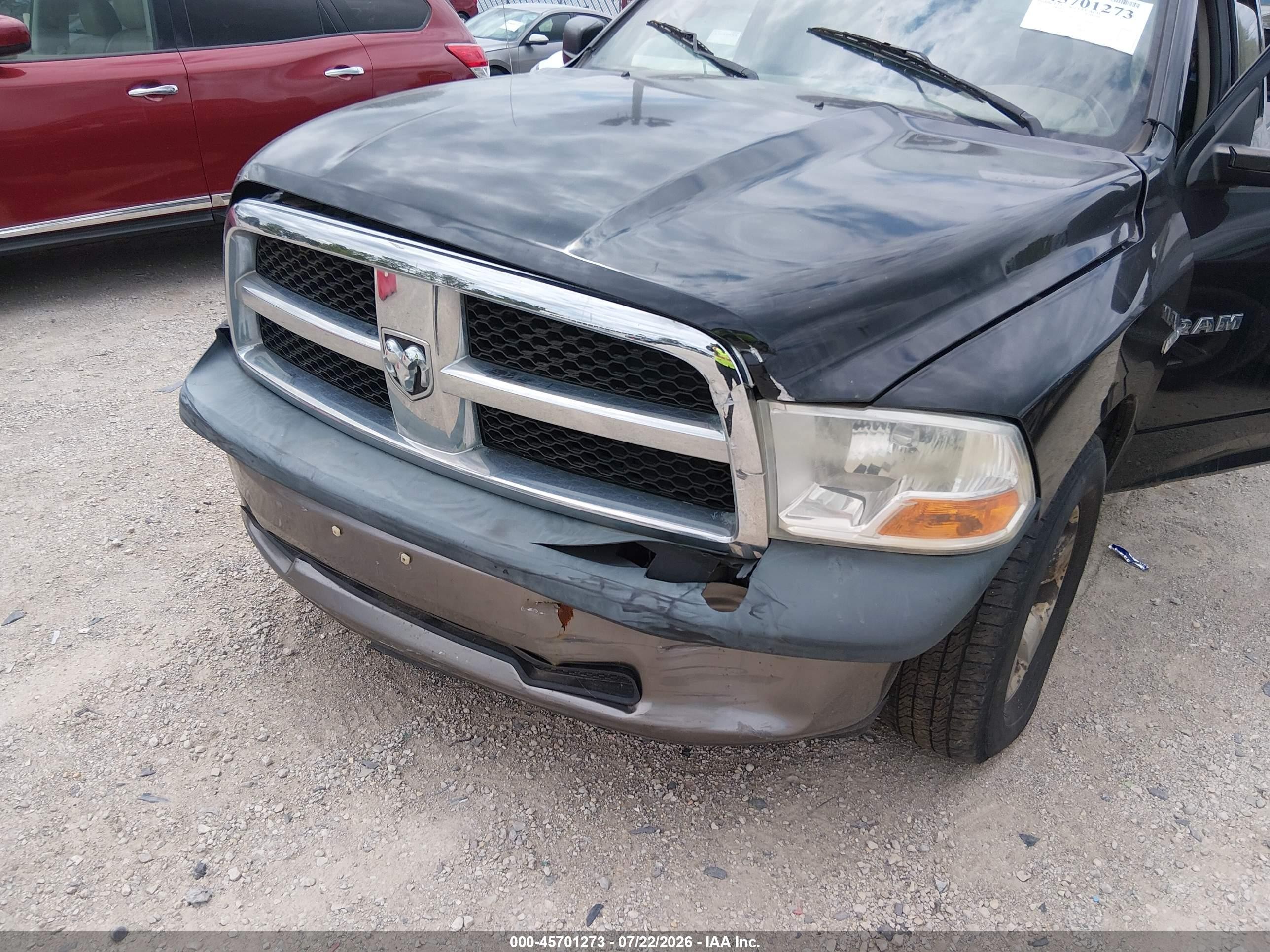 2010 Dodge Ram 1500 St Black vin: 1D7RB1CT5AS126850