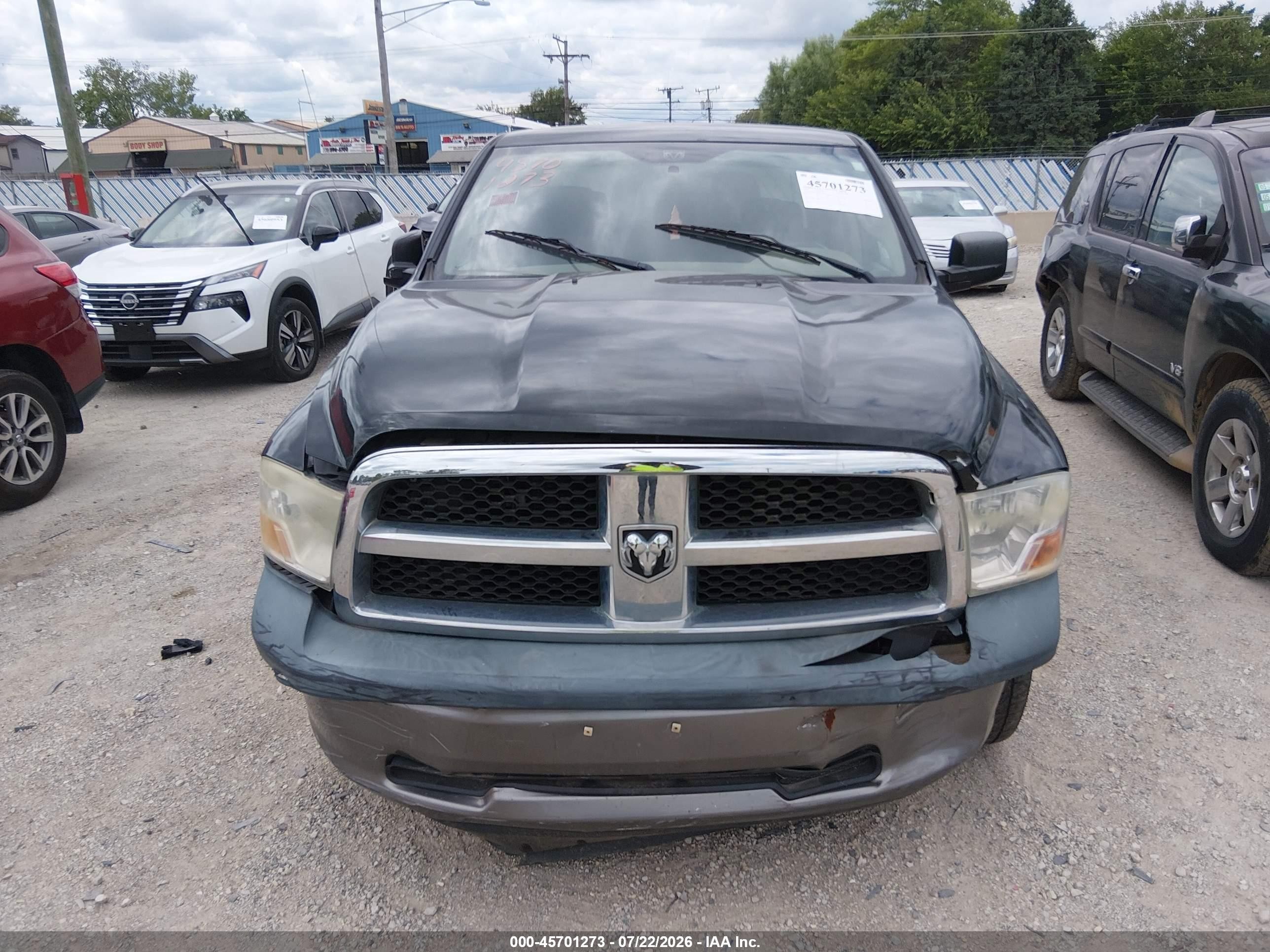 2010 Dodge Ram 1500 St Black vin: 1D7RB1CT5AS126850