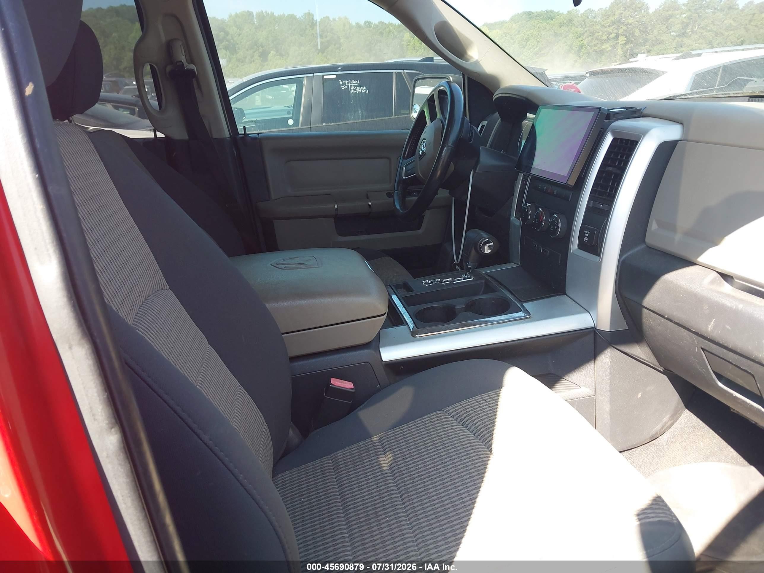 2011 Ram Ram 1500 Slt Red vin: 1D7RB1CT5BS657919