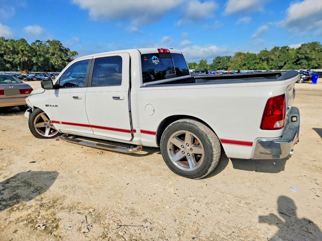 2010 Dodge Ram 1500 Белый vin: 1D7RB1CT6AS205993