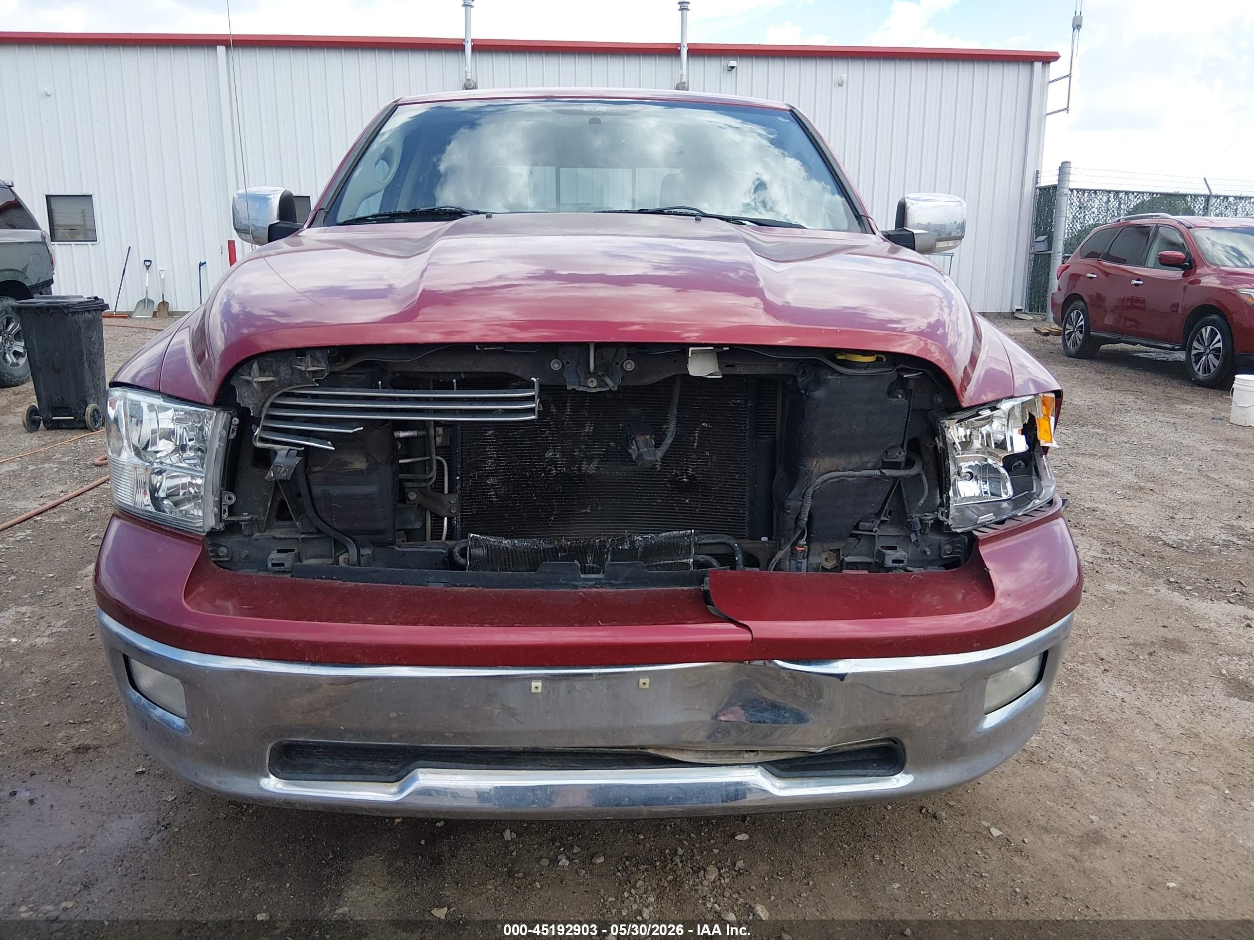 2011 Ram Ram 1500 Slt Красный vin: 1D7RB1CT6BS541676