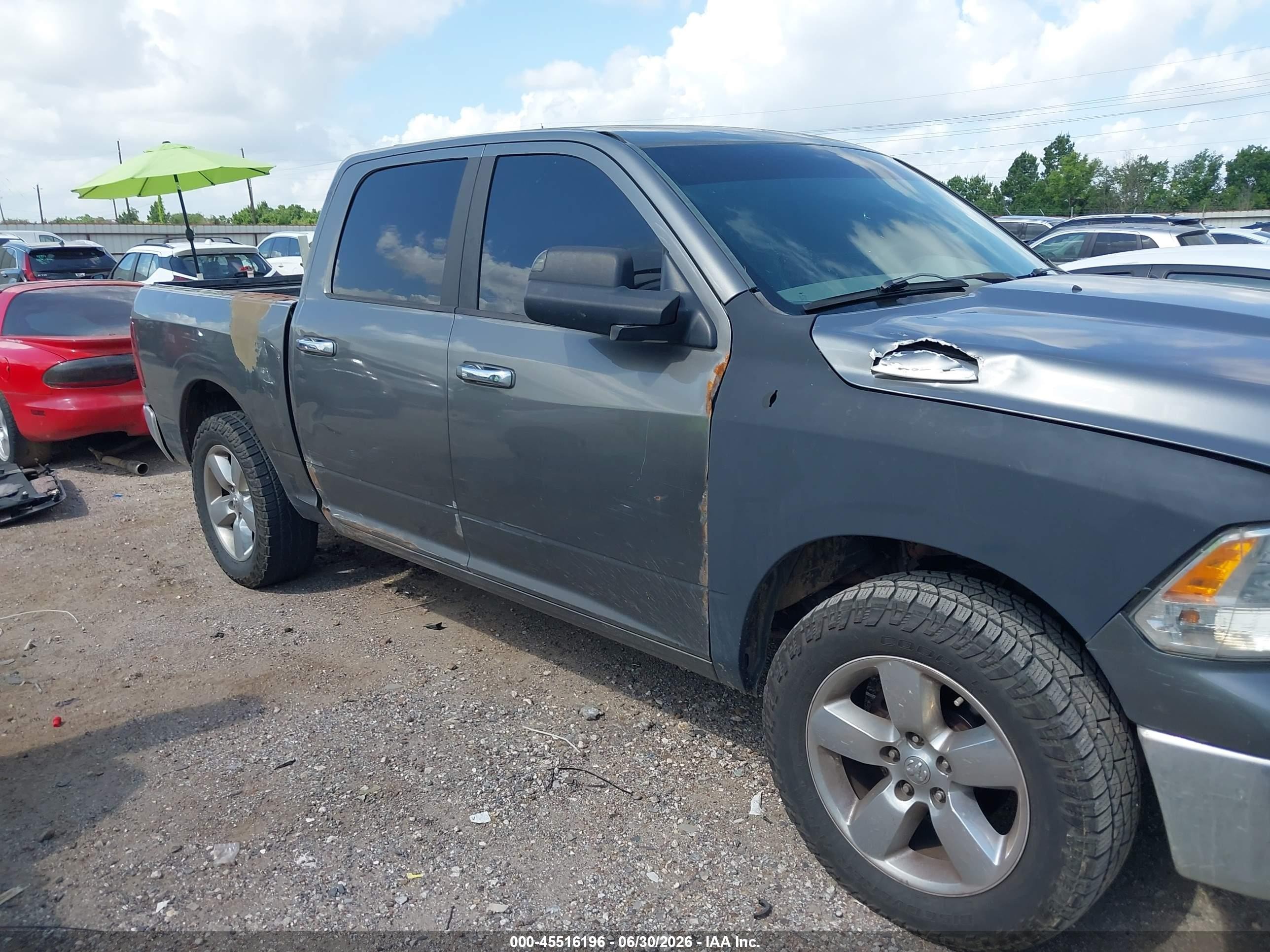 2011 Ram Ram 1500 Slt Gray vin: 1D7RB1CT6BS574032