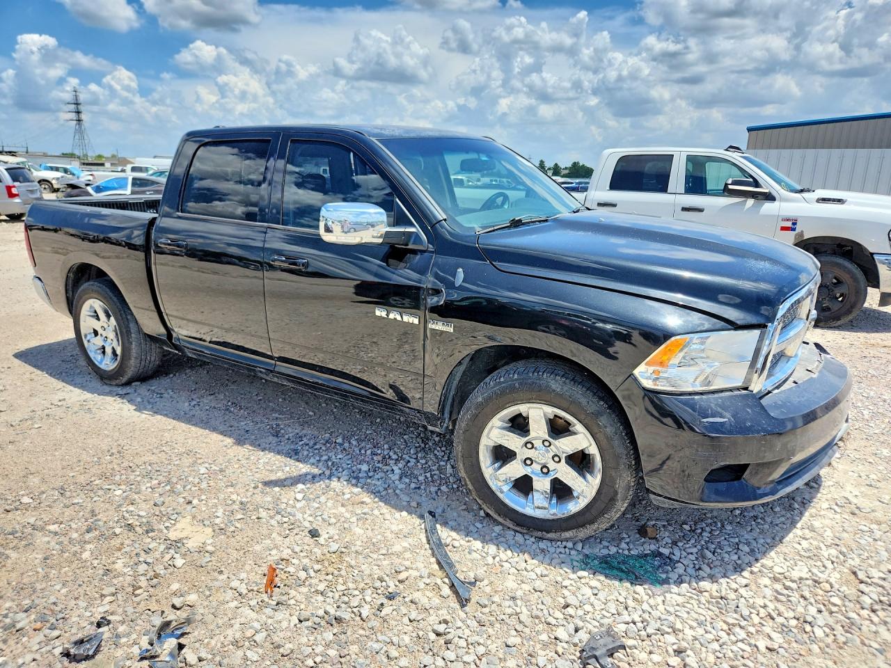 2010 Dodge Ram 1500 Черный vin: 1D7RB1CT7AS169196