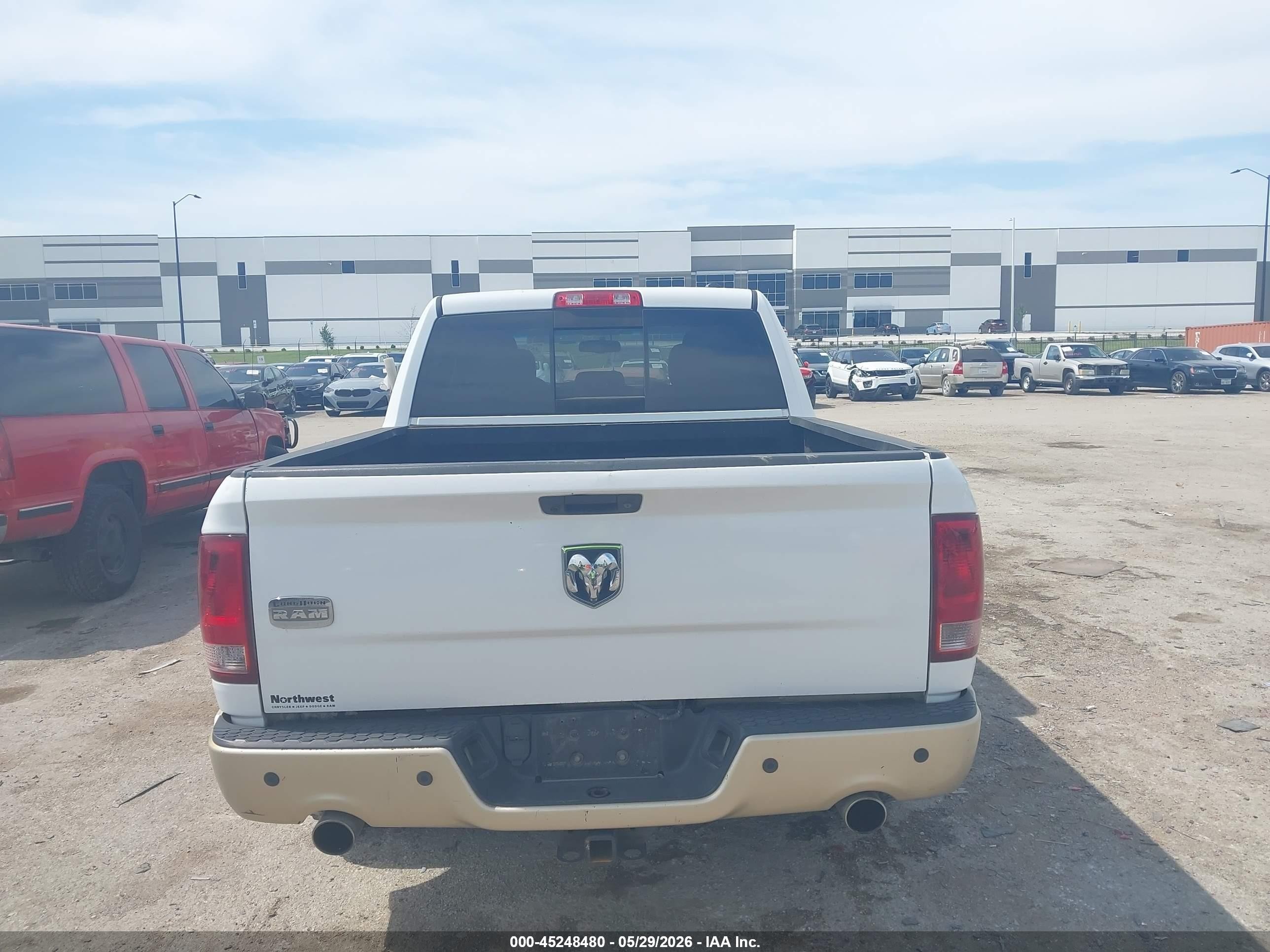 2011 Ram 1500 Laramie Longhorn Edition White vin: 1D7RB1CT7BS599411