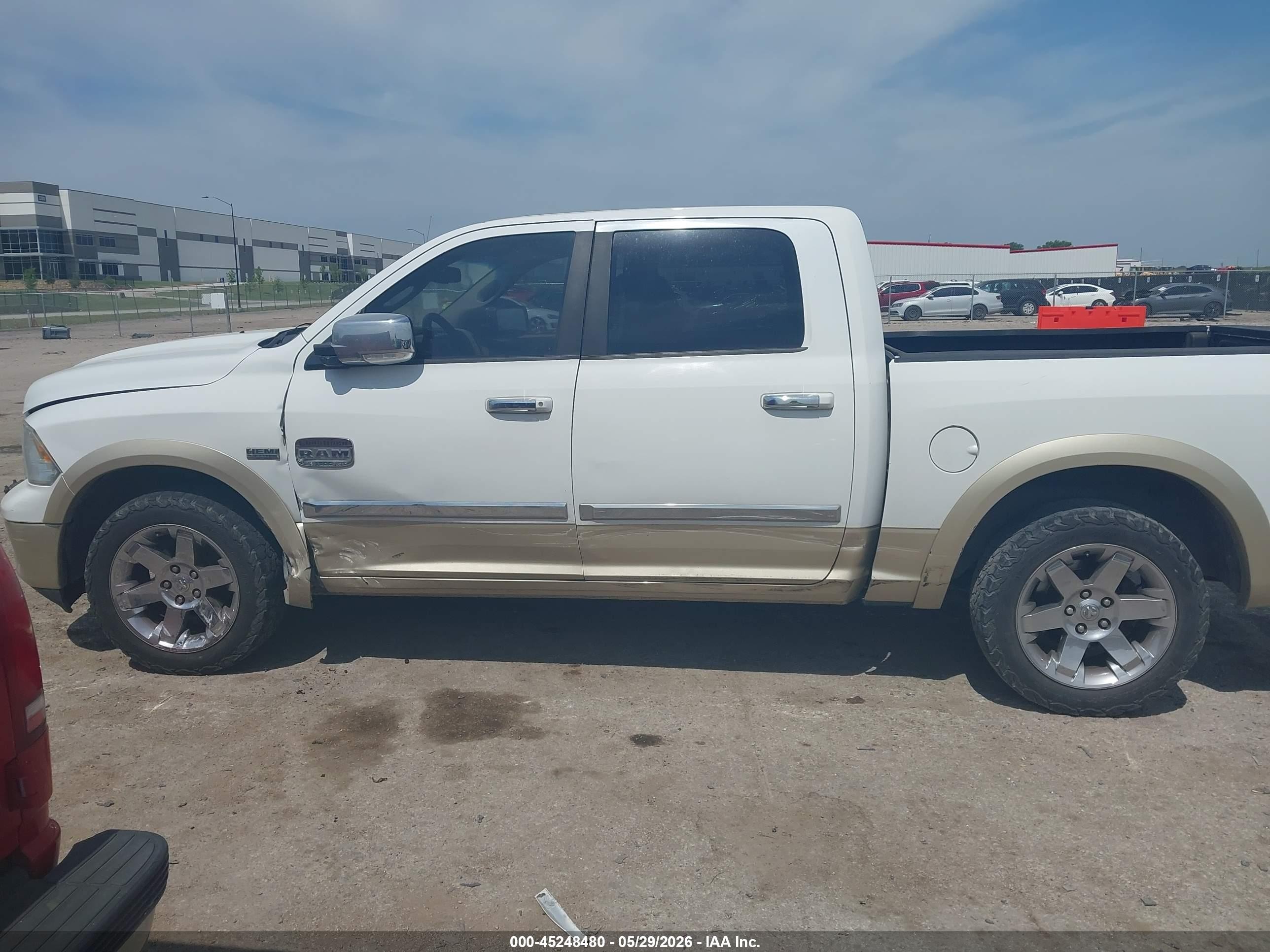 2011 Ram 1500 Laramie Longhorn Edition White vin: 1D7RB1CT7BS599411