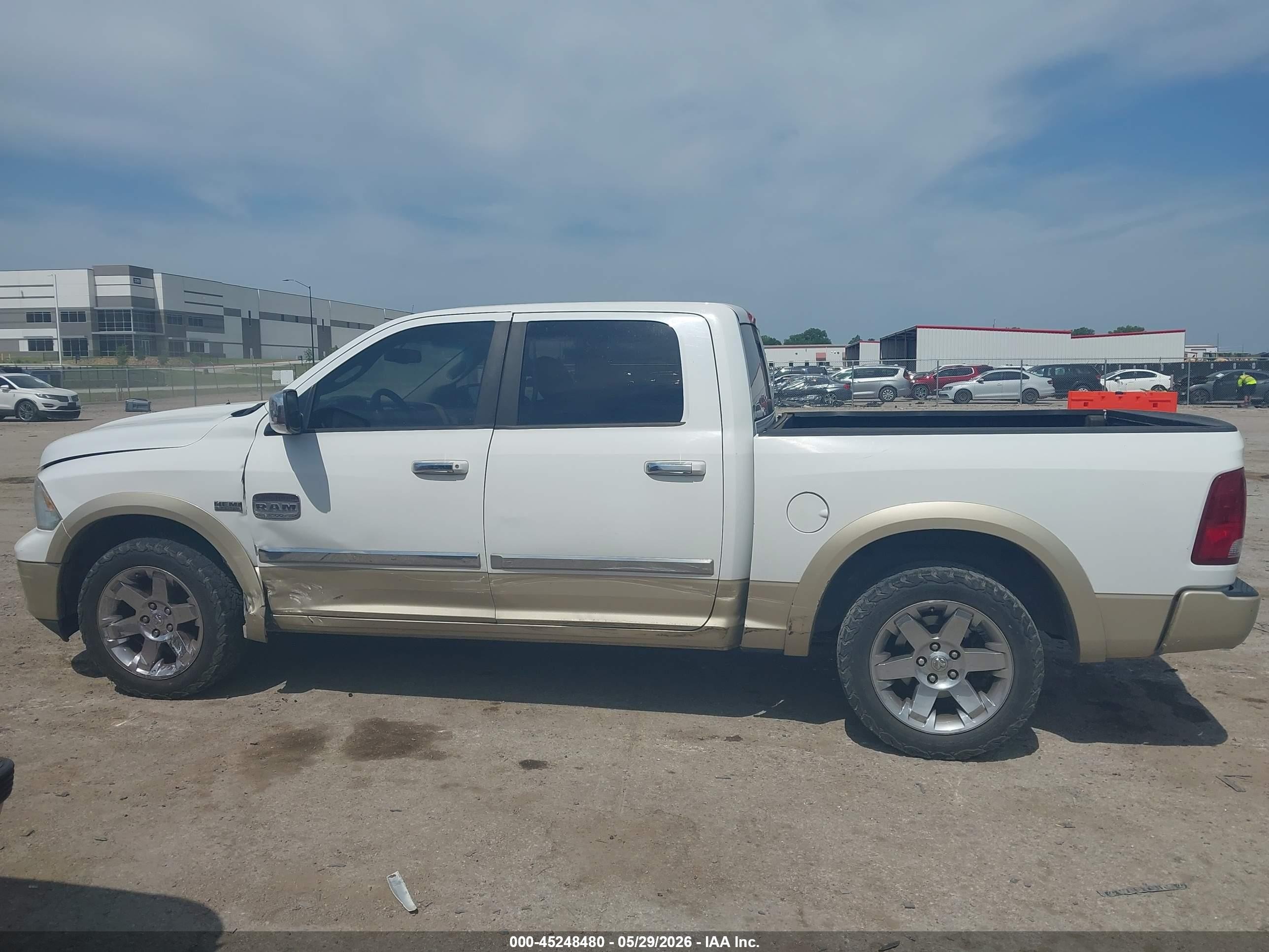 2011 Ram 1500 Laramie Longhorn Edition White vin: 1D7RB1CT7BS599411