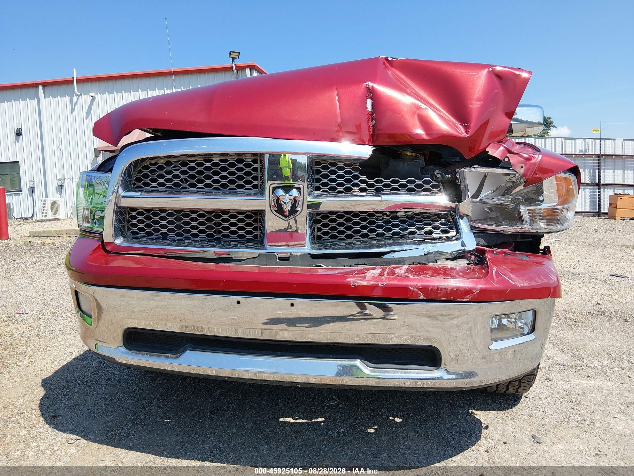 2010 Dodge Ram 1500 Laramie Red vin: 1D7RB1CT8AS242074