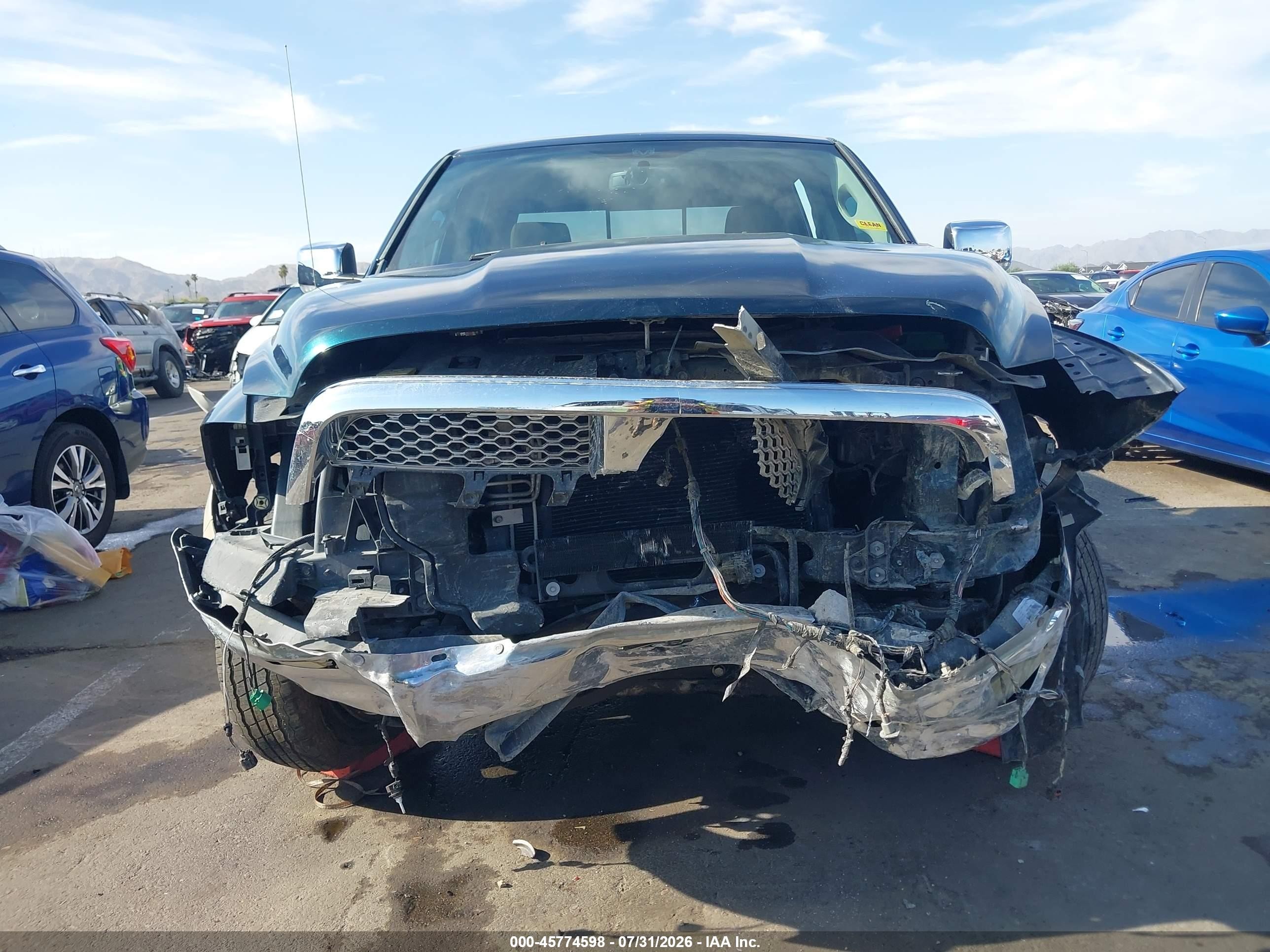 2011 Ram Ram 1500 Laramie Green vin: 1D7RB1CT8BS529920
