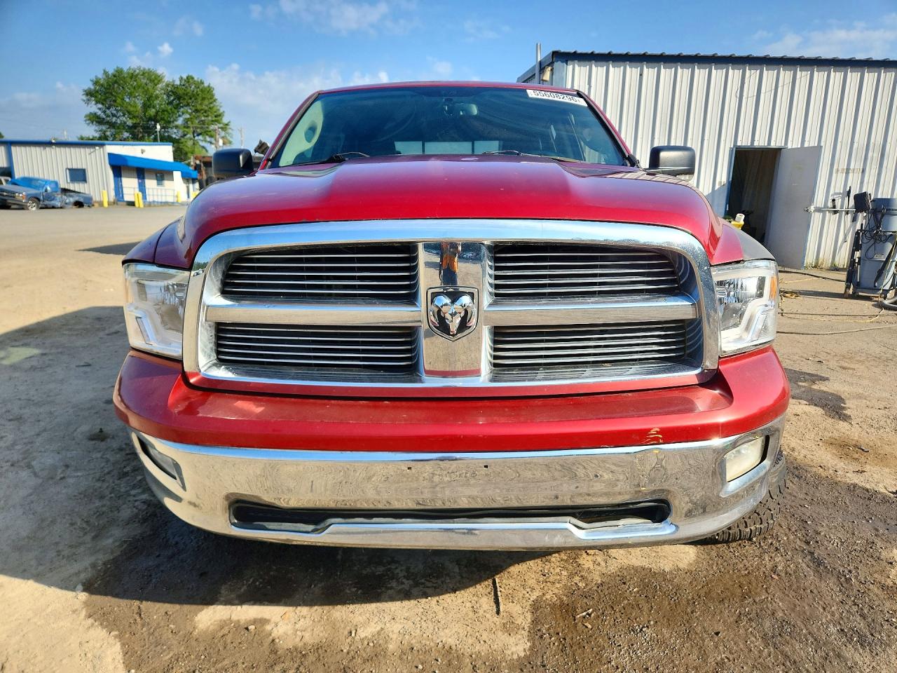 2010 Dodge Ram 1500 Red vin: 1D7RB1CT9AS178434