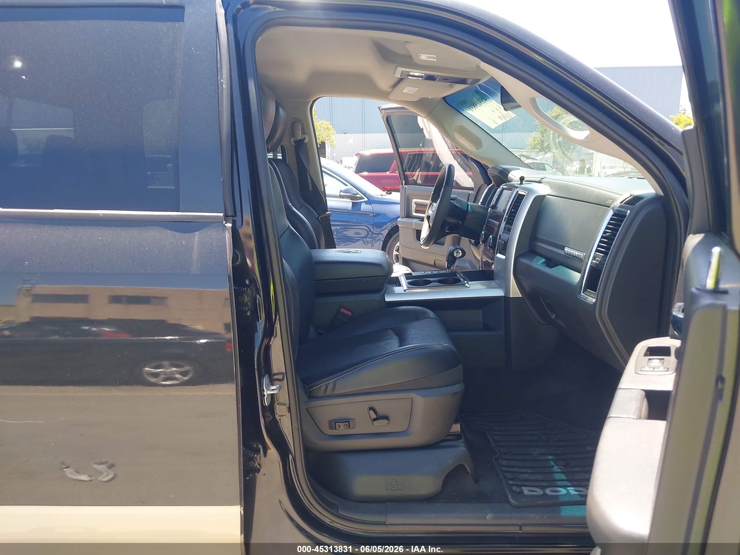 2010 Dodge Ram 1500 Laramie Black vin: 1D7RB1CT9AS246120