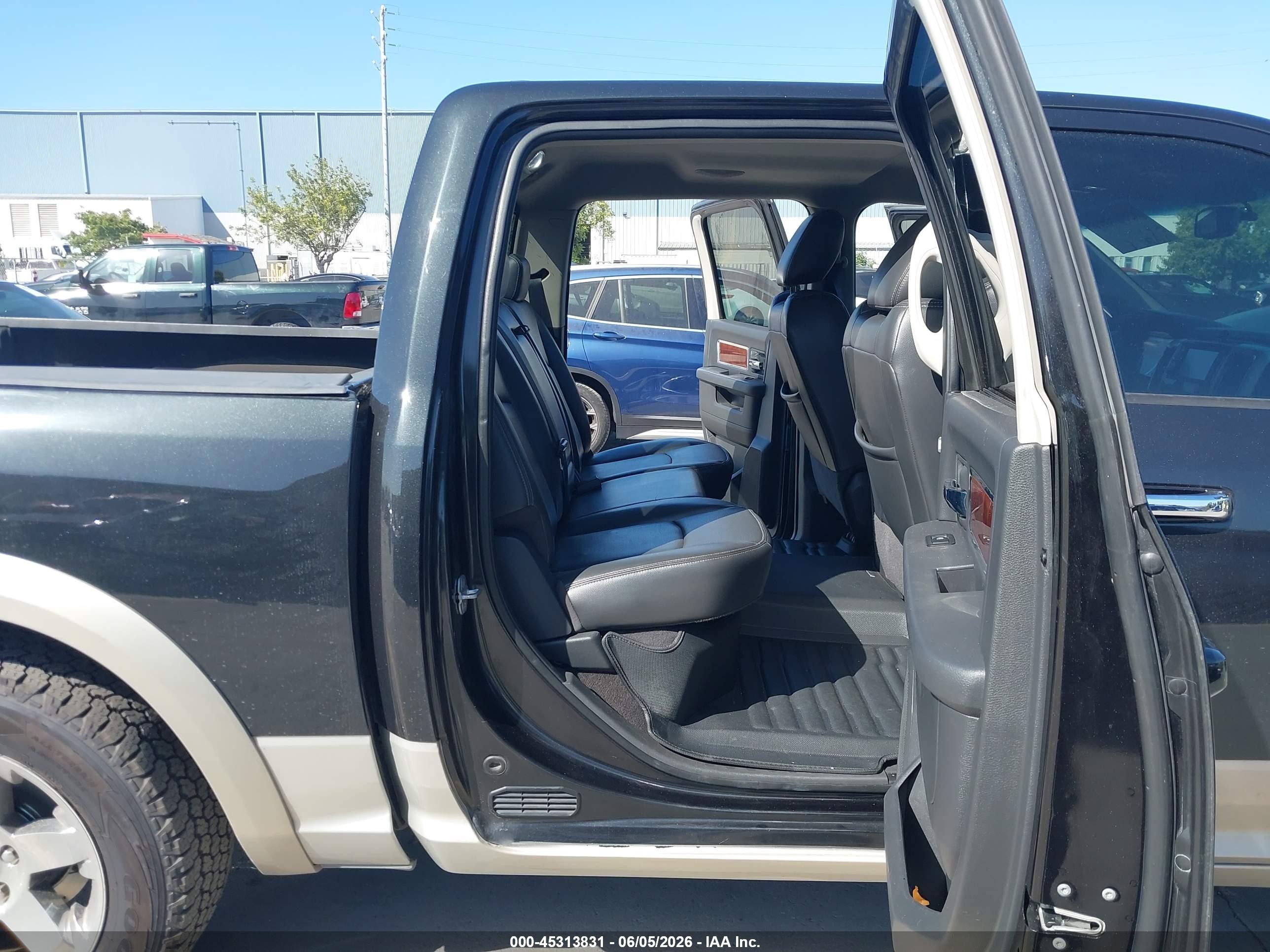 2010 Dodge Ram 1500 Laramie Black vin: 1D7RB1CT9AS246120