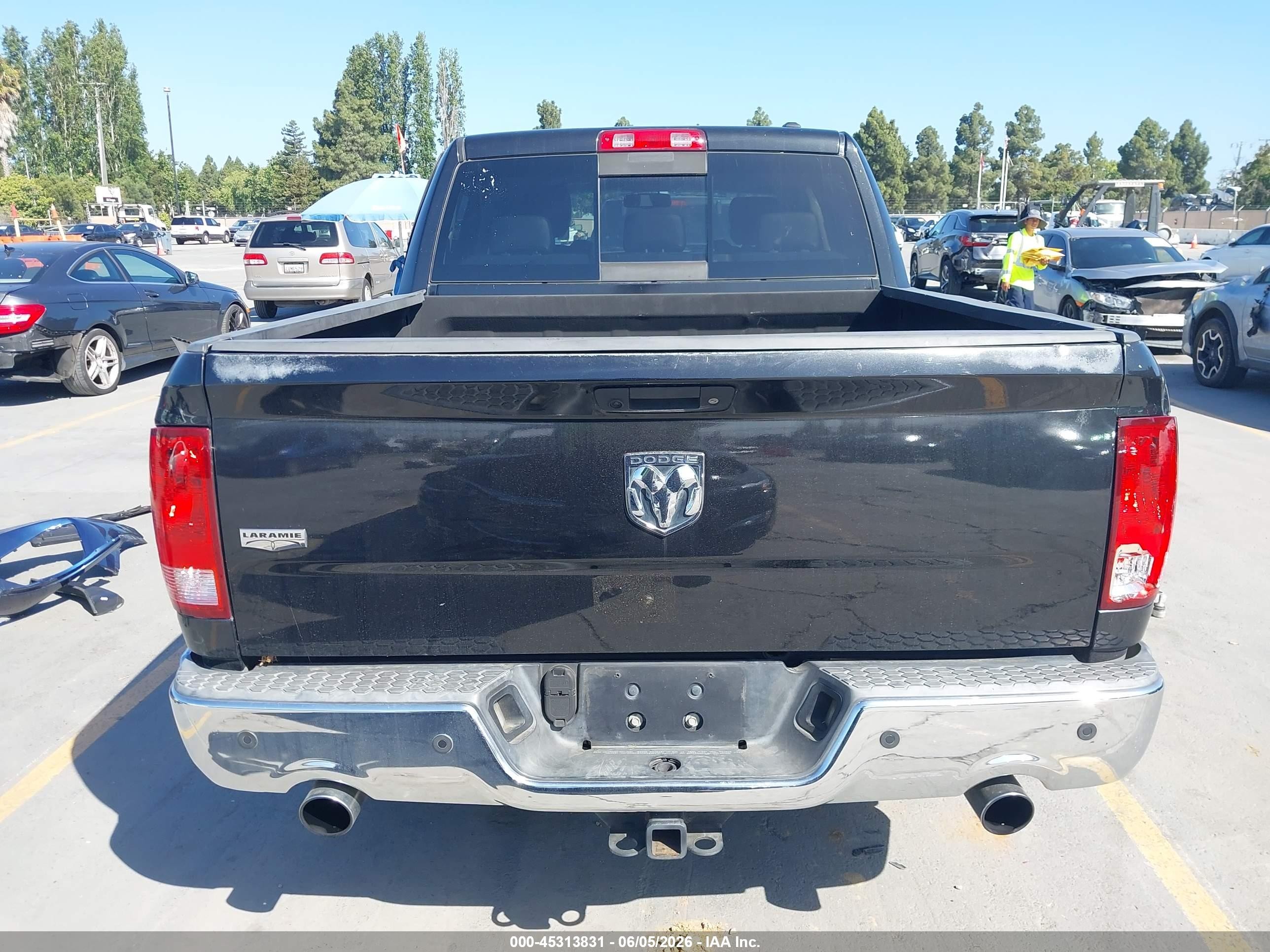 2010 Dodge Ram 1500 Laramie Black vin: 1D7RB1CT9AS246120
