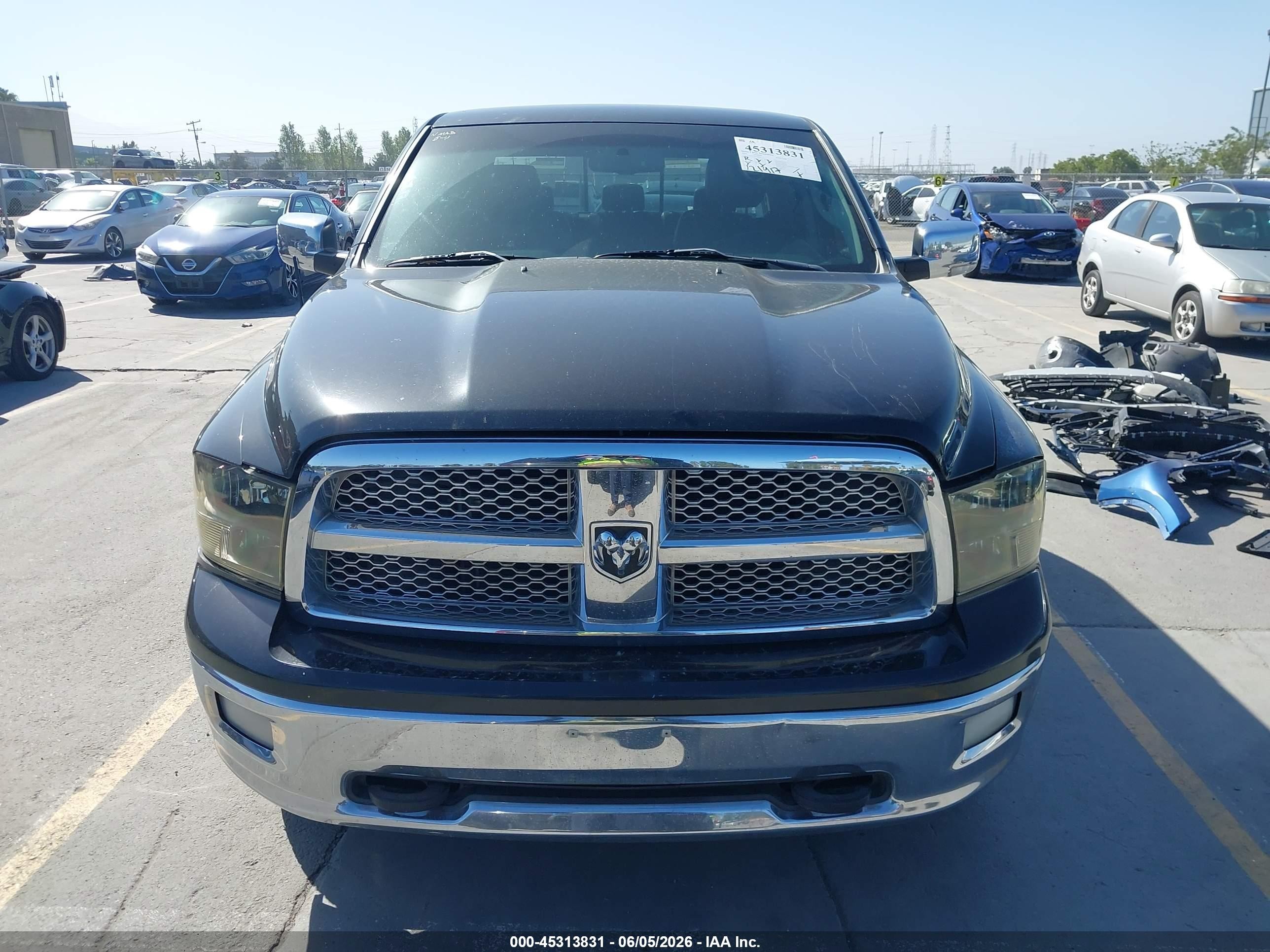 2010 Dodge Ram 1500 Laramie Black vin: 1D7RB1CT9AS246120