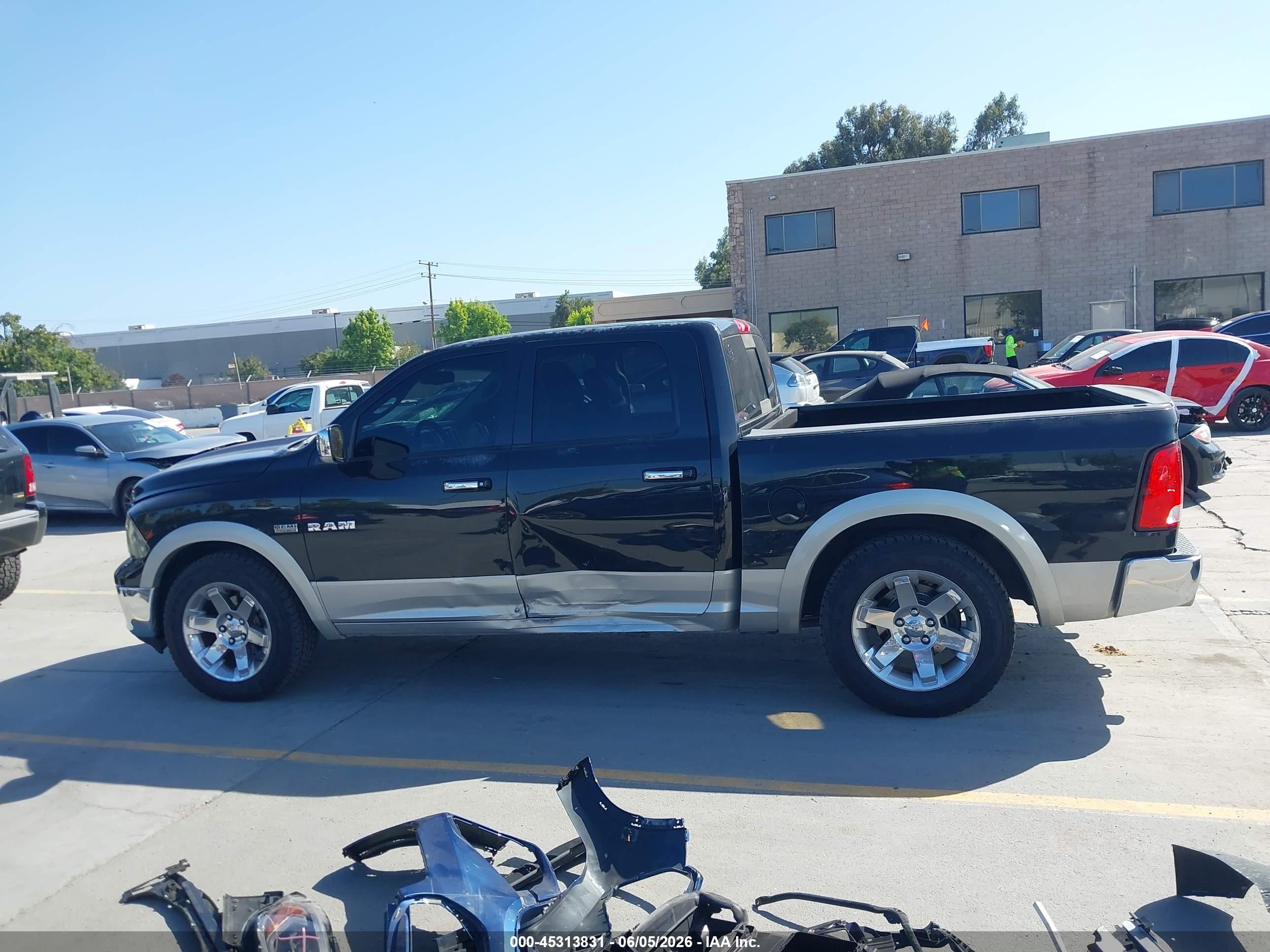 2010 Dodge Ram 1500 Laramie Black vin: 1D7RB1CT9AS246120