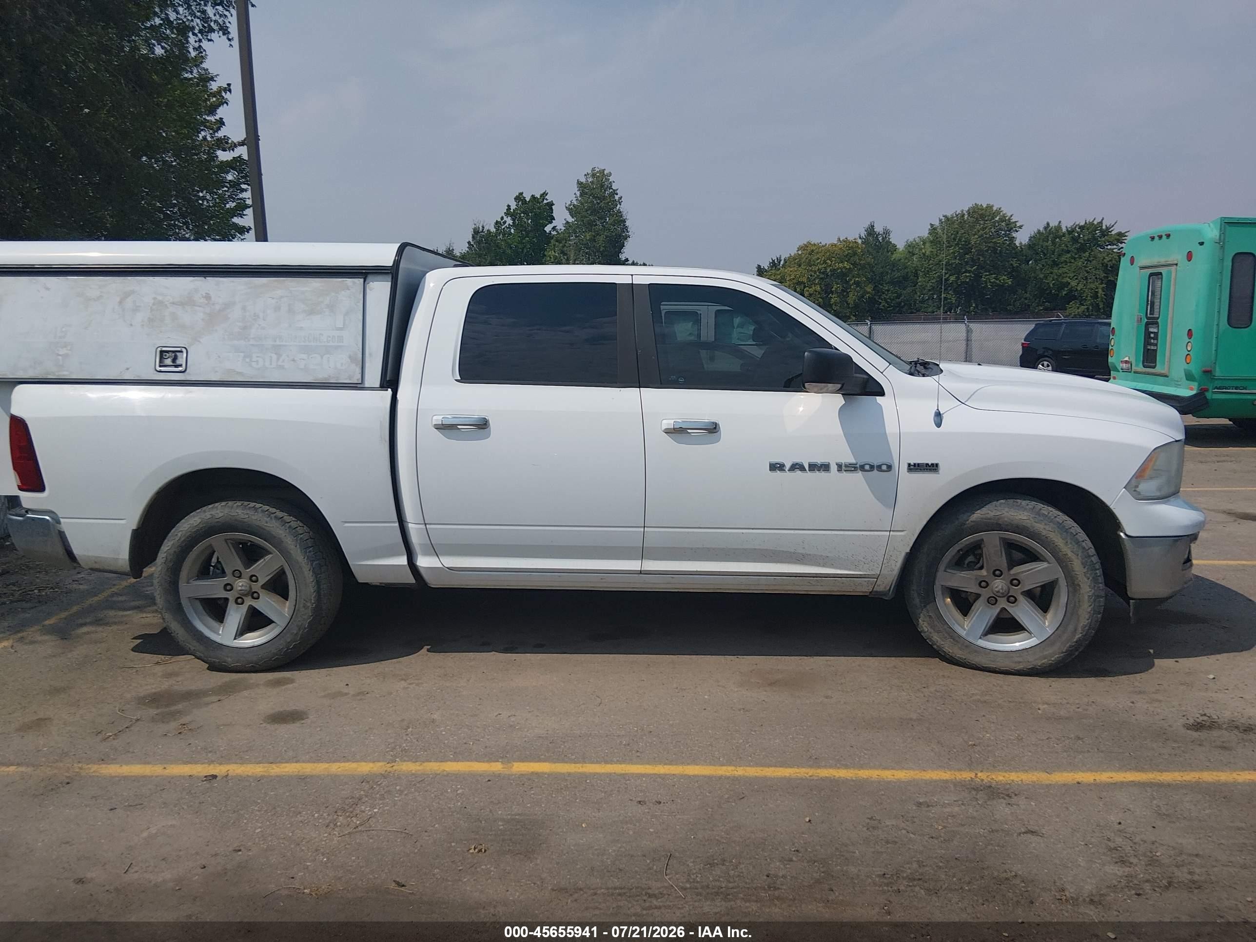 2011 Ram Ram 1500 Slt White vin: 1D7RB1CT9BS629220