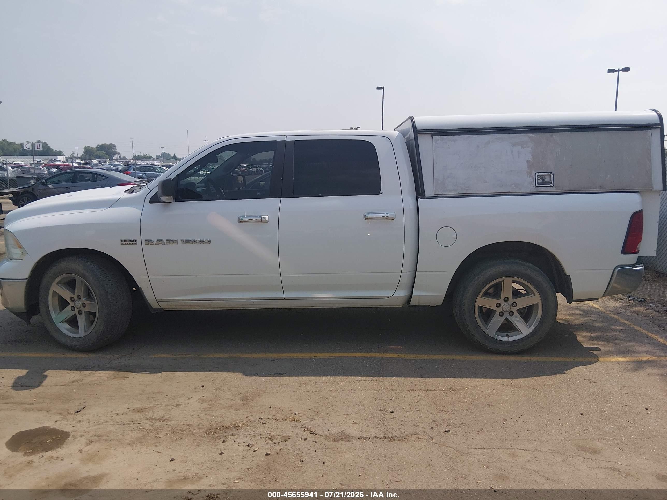 2011 Ram Ram 1500 Slt White vin: 1D7RB1CT9BS629220