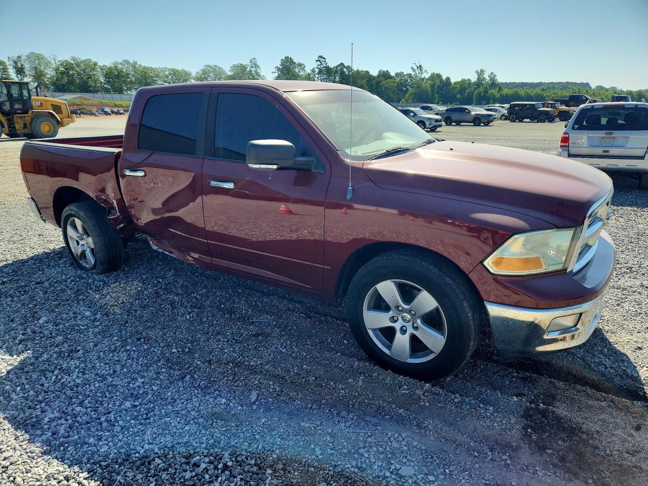 2010 Dodge Ram 1500 Burgundy vin: 1D7RB1CTXAS100373