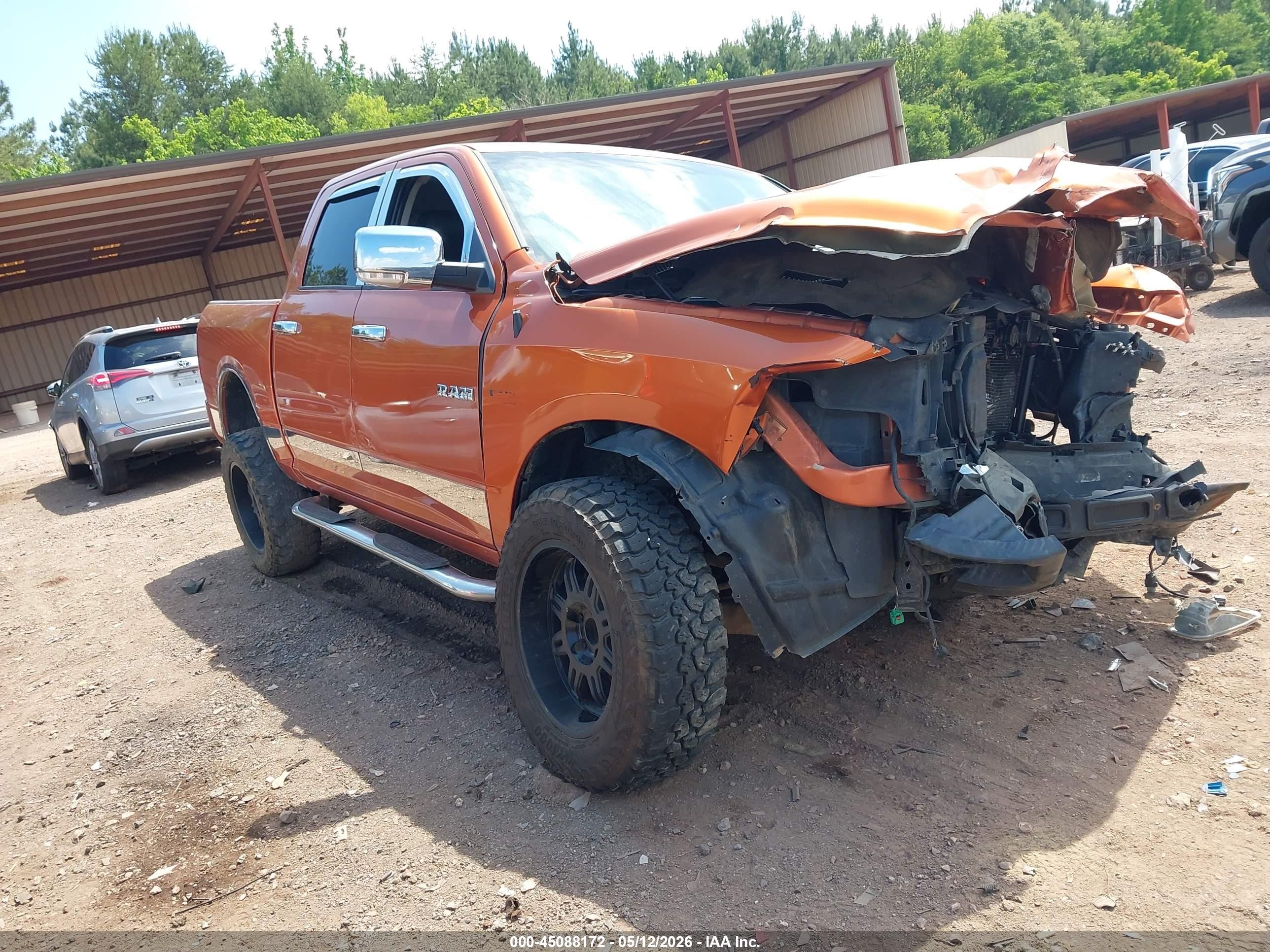 2010 Dodge Ram 1500 Slt/sport/trx Orange vin: 1D7RB1CTXAS179818