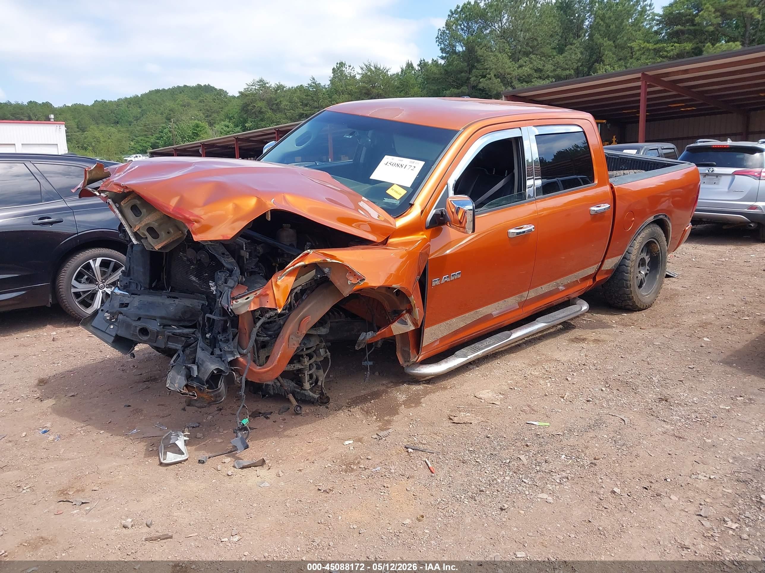 2010 Dodge Ram 1500 Slt/sport/trx Orange vin: 1D7RB1CTXAS179818