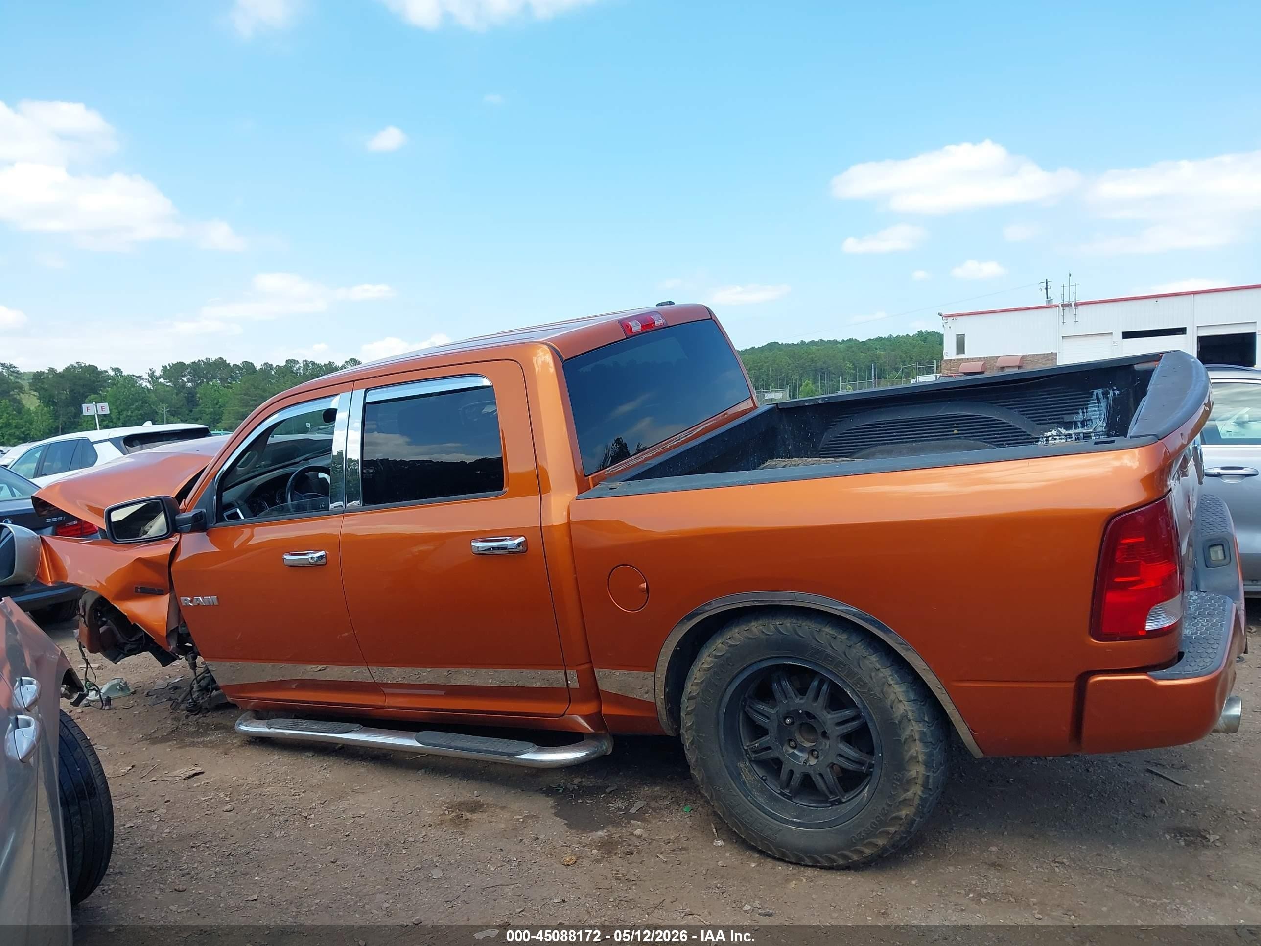 2010 Dodge Ram 1500 Slt/sport/trx Orange vin: 1D7RB1CTXAS179818