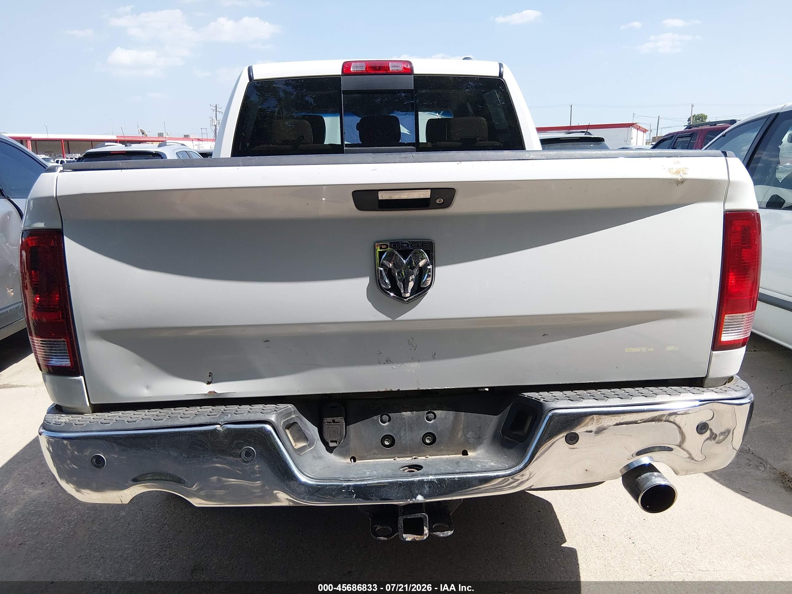 2010 Dodge Ram 1500 Laramie White vin: 1D7RB1CTXAS238561