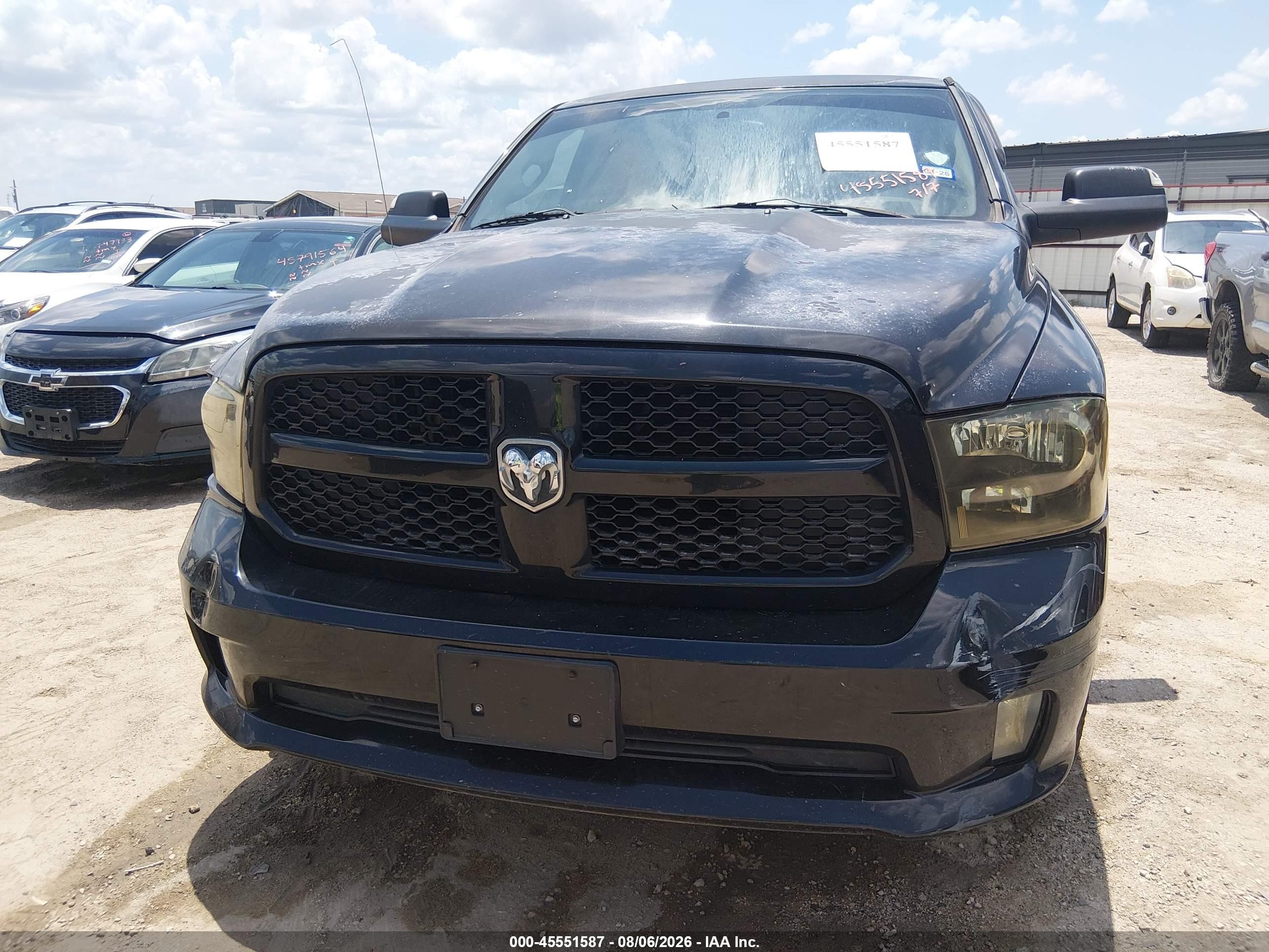 2011 Ram Ram 1500 Slt Black vin: 1D7RB1CTXBS526582